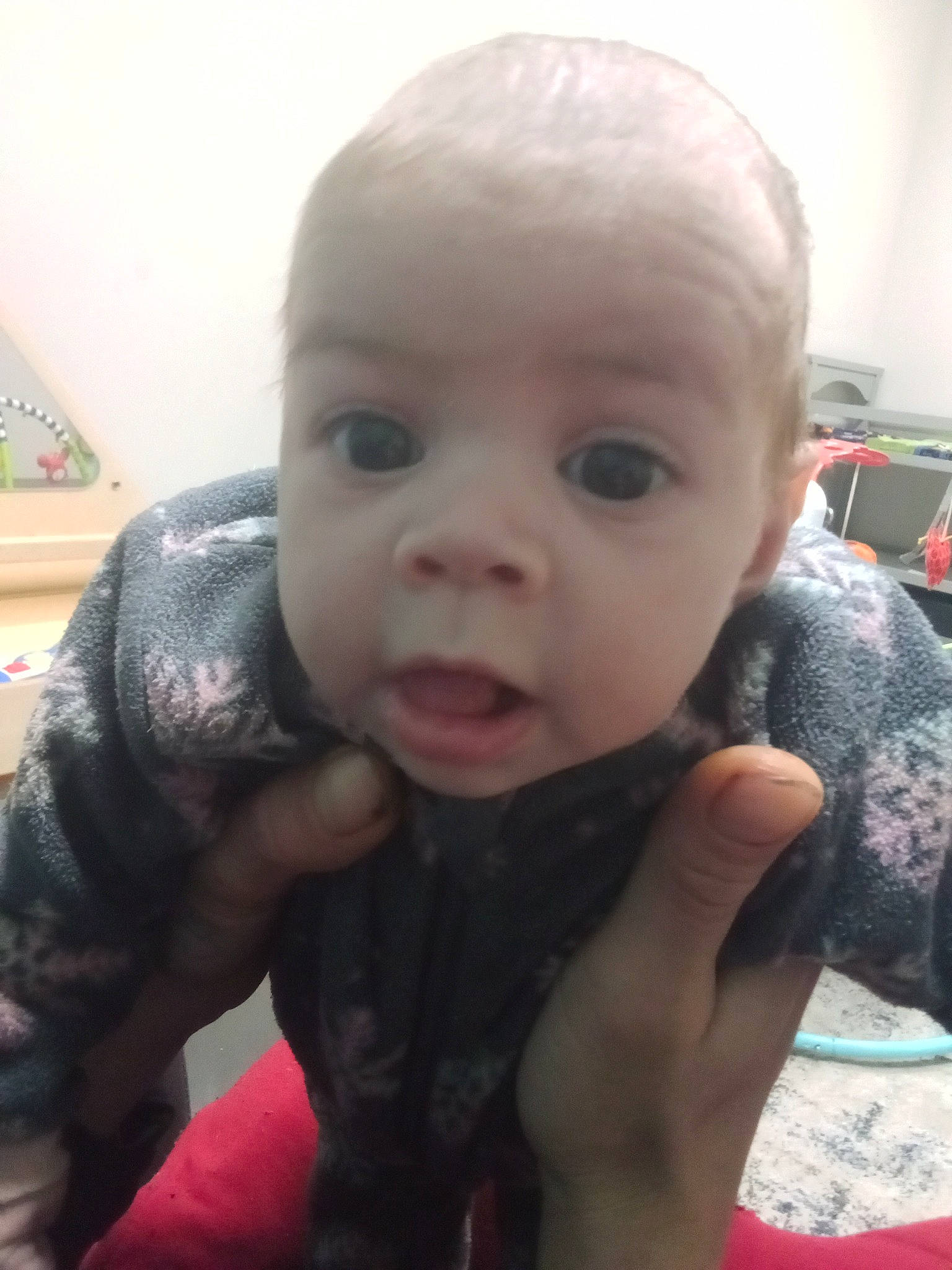 Destiny joined the competition — help win amazing prizes! baby, baby_toddler_clothing, cheek, child, cool, ear, eyebrow, eyelash, finger, gesture, happy, iris, lip, mouth, nail, nose, person, skin, sleeve, surprise