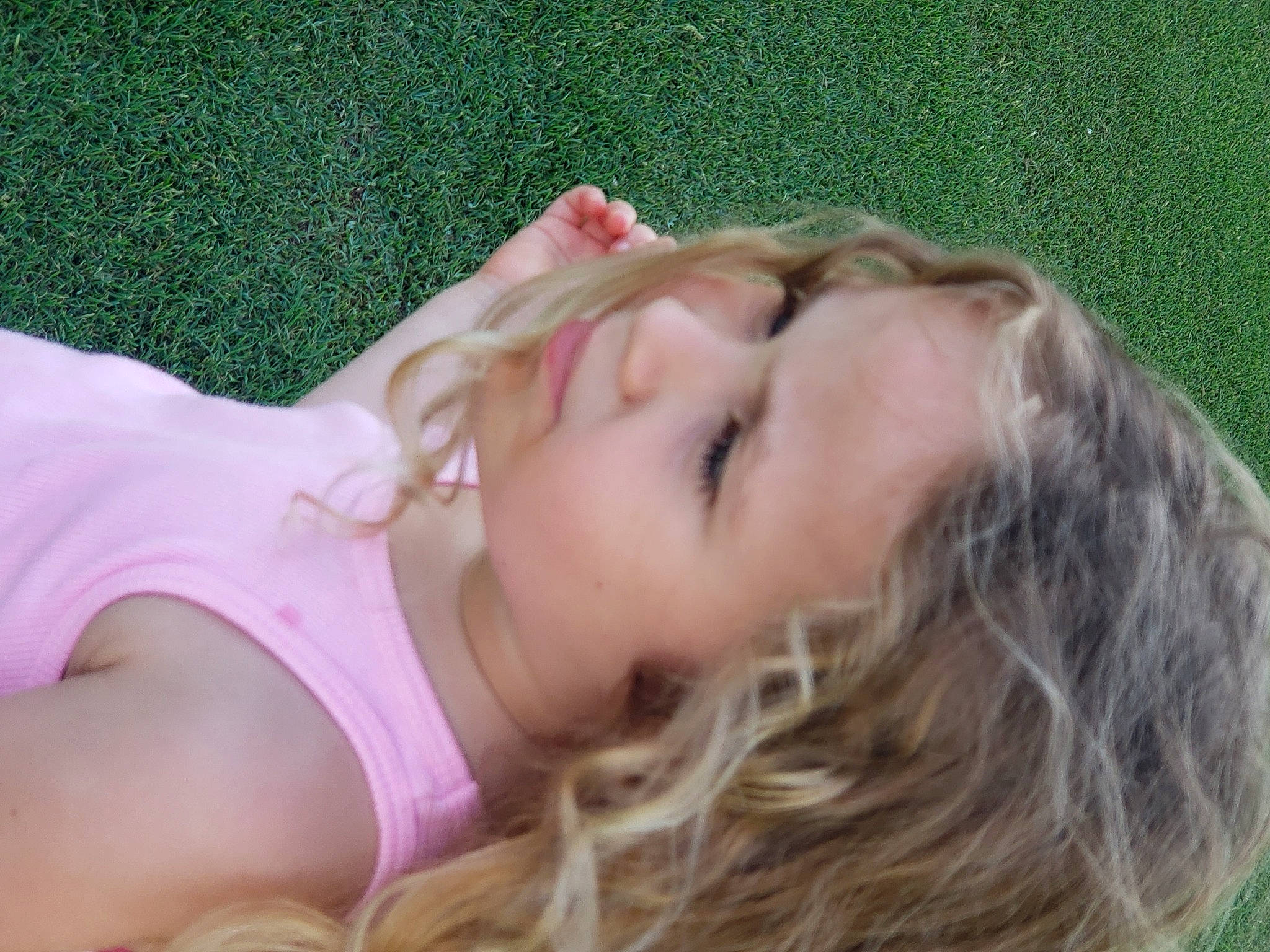 Alicia joined the competition — help win amazing prizes! blond, child, eye, eyebrow, eyelash, face, fashion_accessory, grass, hair_accessory, hair_coloring, happy, headband, jaw, jewellery, lip, people_in_nature, person, plant, skin, toddler