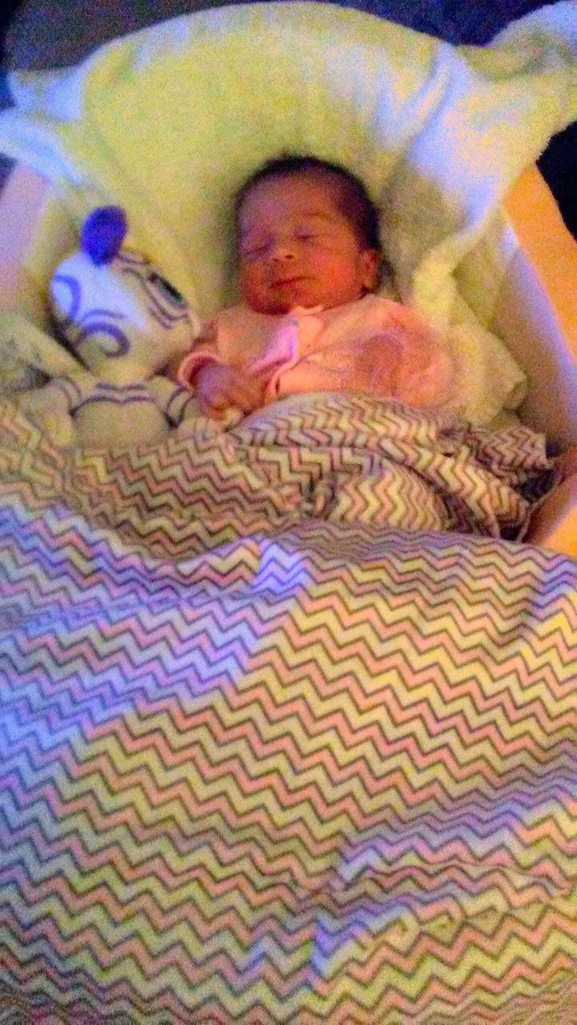 Janelle joined the competition — help win amazing prizes! bed, bed_sheet, bedding, bedtime, child, infant, nap, person, product, sleep, textile, toddler