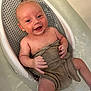Carson joined the competition — help win amazing prizes! baby, bathtub, water, towel, smile, happy, child, infant, skin, bath, sitting, person, nursery, cute, young, relaxing, clean, indoors, baby_bath_seat, bath_time