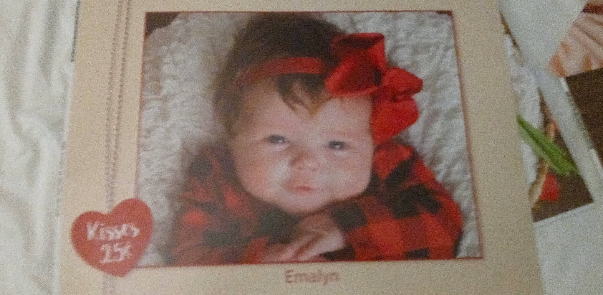 Emalyn joined the competition — help win amazing prizes! art, baby, carmine, cheek, child, happy, illustration, lip, nose, pattern, person, picture_frame, pink, plaid, portrait_photography, room, smile, square, toddler, vintage_clothing