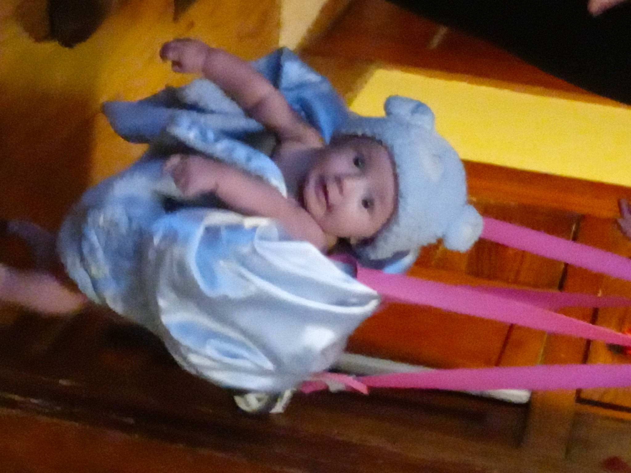 Jayson joined the competition — help win amazing prizes! baby, baby_products, baby_toddler_clothing, cheek, child, comfort, flooring, fun, happy, hardwood, hat, headwear, magenta, person, room, sitting, smile, toddler, wood