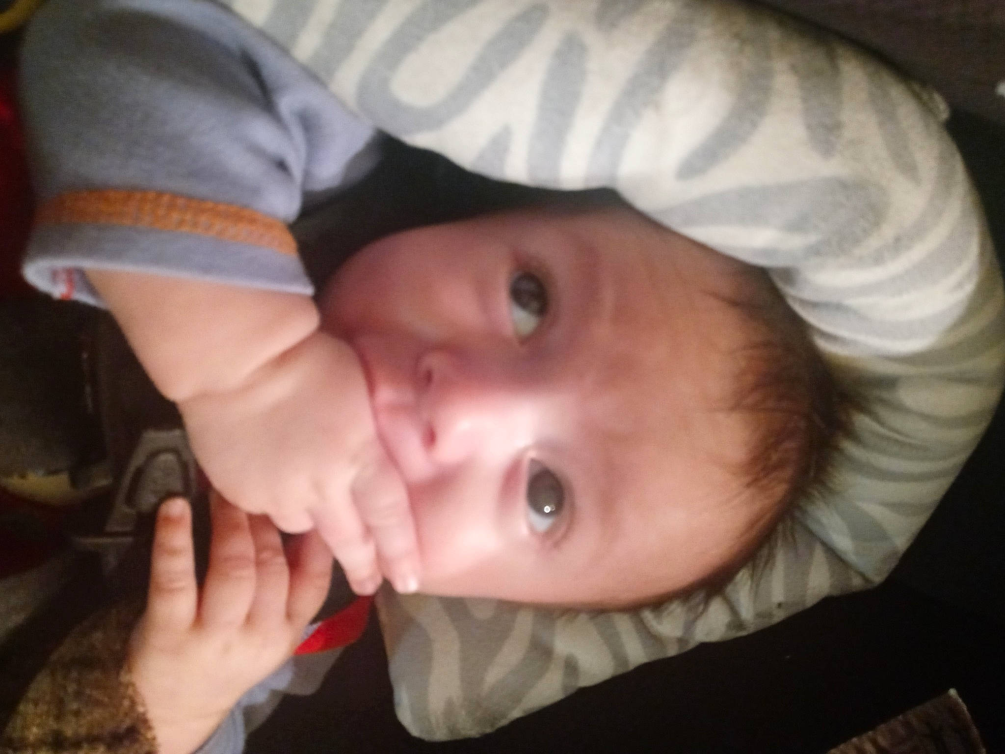 Jayson is registered to the contest to win money with this photo: baby, baby_toddler_clothing, cheek, child, ear, eyebrow, eyelash, finger, gesture, hand, happy, iris, lip, mouth, nail, nose, person, skin, smile, thumb