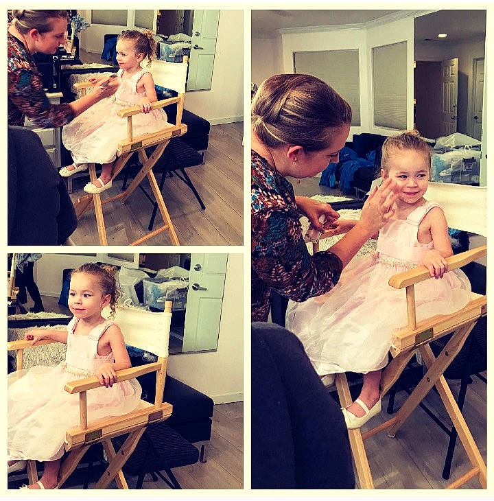 Emerie is registered to the contest to win money with this photo: arm, chair, clothing, collage, cool, dress, event, face, facial_expression, fashion, hand, happy, human, person, photograph, product, shoulder, sitting, sleeve, snapshot