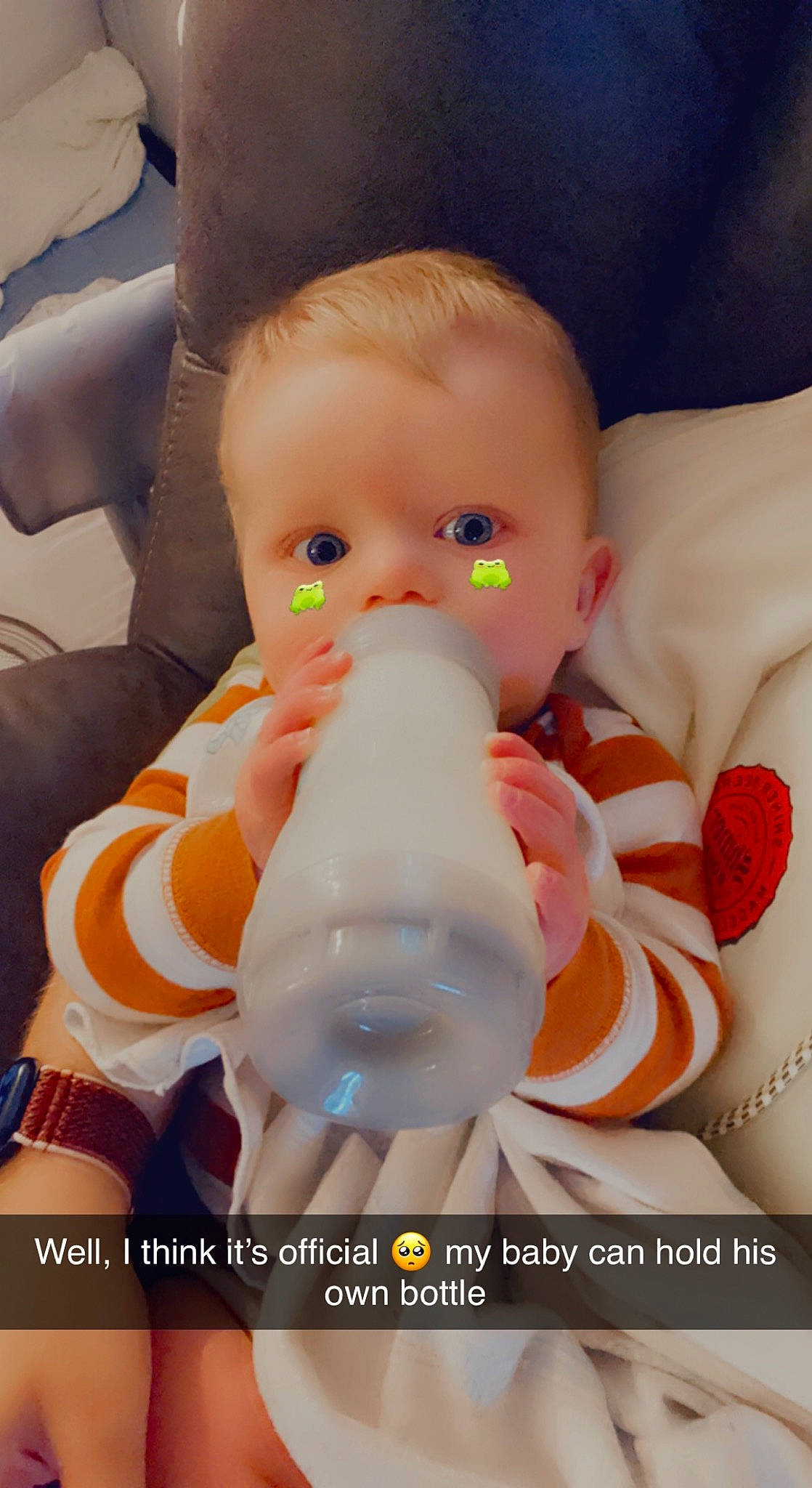 Arthur joined the competition — help win amazing prizes! baby, baby_products, baby_toddler_clothing, baby_toys, carmine, cheek, chest, child, comfort, finger, happy, mouth, nail, person, plastic, service, sitting, thumb, toddler, toy