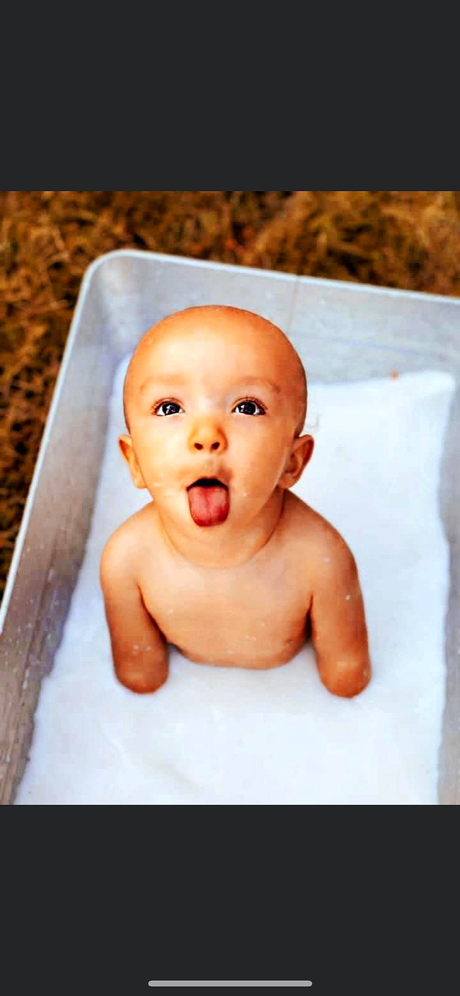 Matteo is registered to the contest to win money with this photo: baby, baby_bathing, baby_making_funny_faces, bathing, cheek, chest, eye, eyebrow, eyelash, face, happy, head, iris, jaw, lip, mouth, neck, nose, person, skin