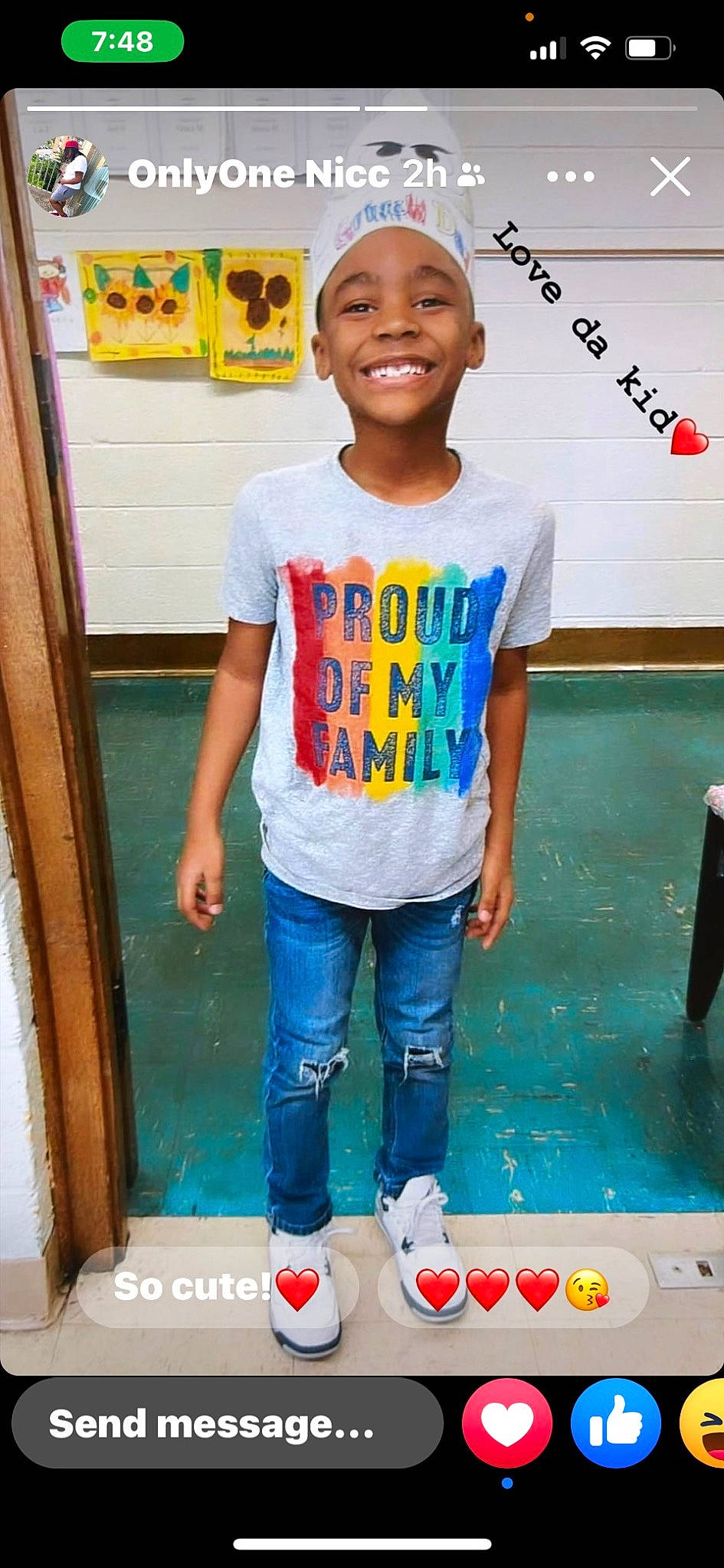 Christian joined the competition — help win amazing prizes! cool, electric_blue, footwear, fun, hairstyle, happy, head, jeans, joy, leg, leisure, person, shoe, shorts, sleeve, smile, standing, t_shirt, thigh, white