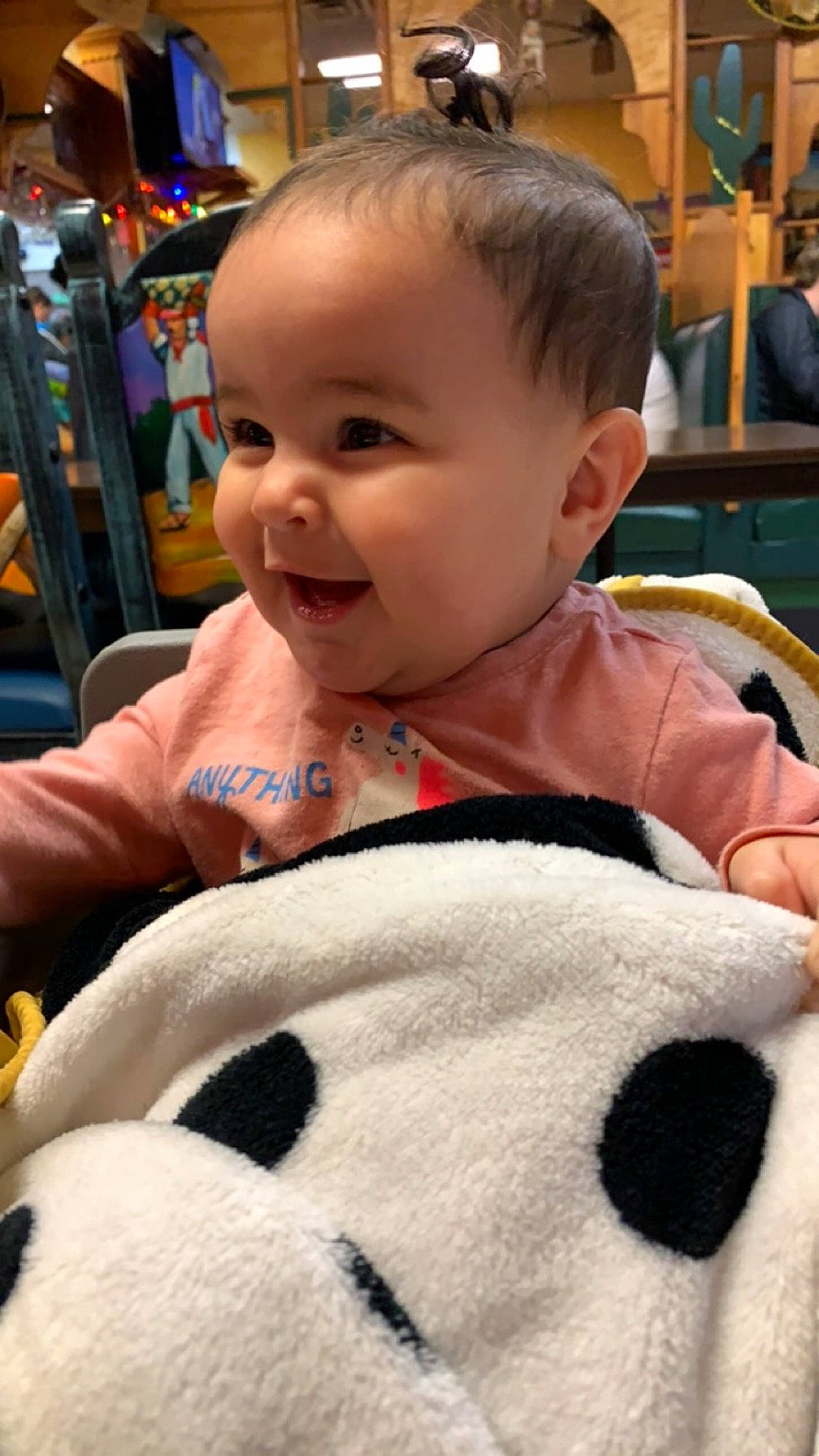 Bailee joined the competition — help win amazing prizes! baby, baby_toddler_clothing, beauty, cheek, child, comfort, facial_expression, fun, happy, human, leisure, mammal, organ, person, product, skin, smile, teddy_bear, textile, toddler