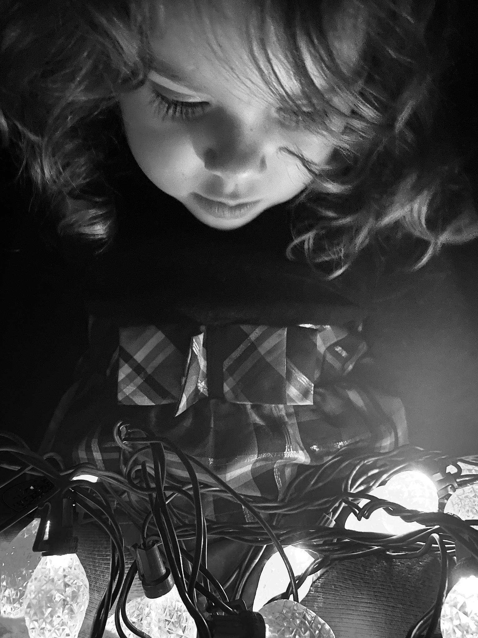 Sarah joined the competition — help win amazing prizes! black, black_and_white, cool, darkness, eyelash, eyewear, facial_expression, flash_photography, hairstyle, human_body, iris, light, lip, monochrome, monochrome_photography, organ, person, photograph, standing, style