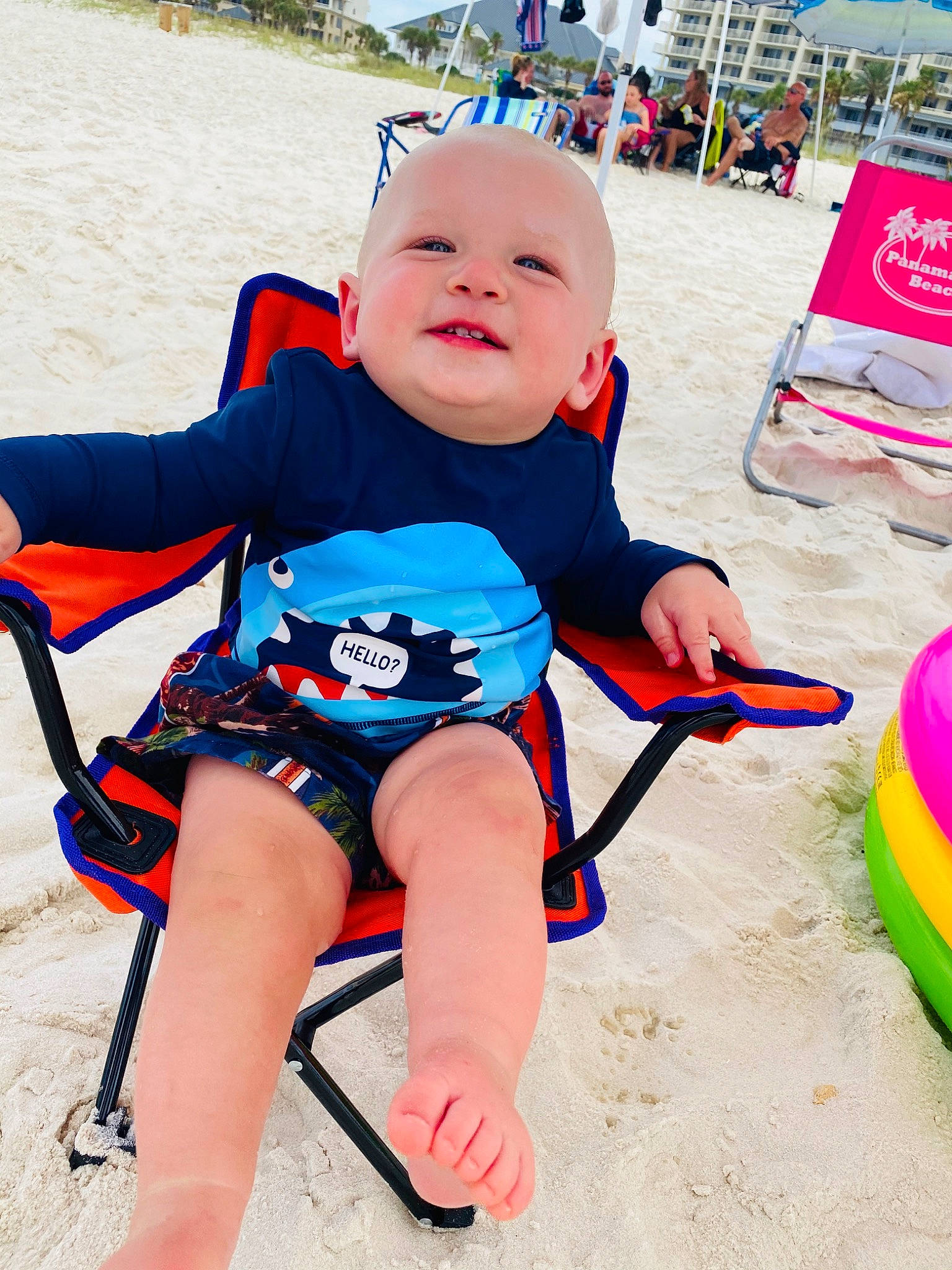 Wesson joined the competition — help win amazing prizes! baby, baby_products, child, facial_expression, fun, happy, leg, leisure, lifejacket, person, personal_protective_equipment, play, product, recreation, sand, skin, smile, summer, toddler, vacation