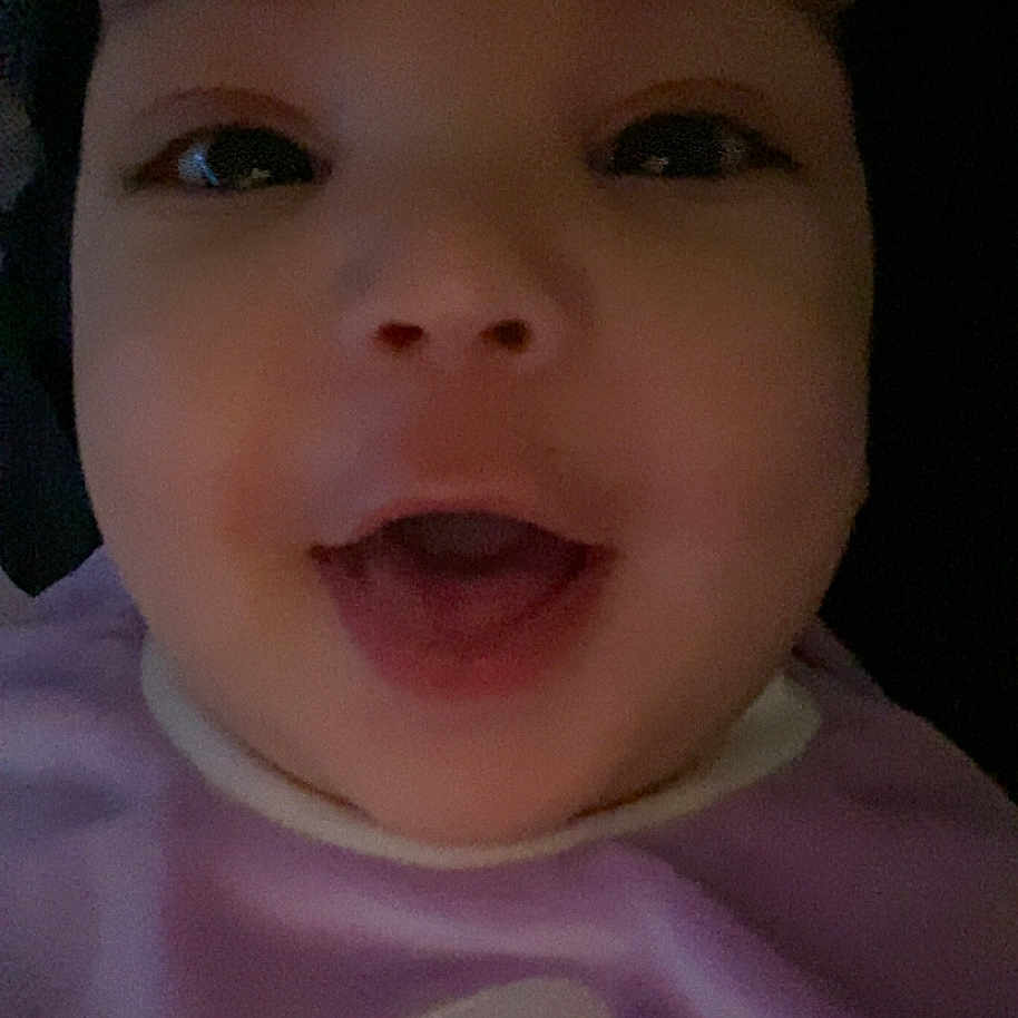 Janova Marie Evans joined the competition — help win amazing prizes! accessories, baby, bodypart, bonnet, bowtie, clothing, doll, dress, face, formalwear, happy, hat, head, mouth, person, photography, portrait, smile, tie, toy