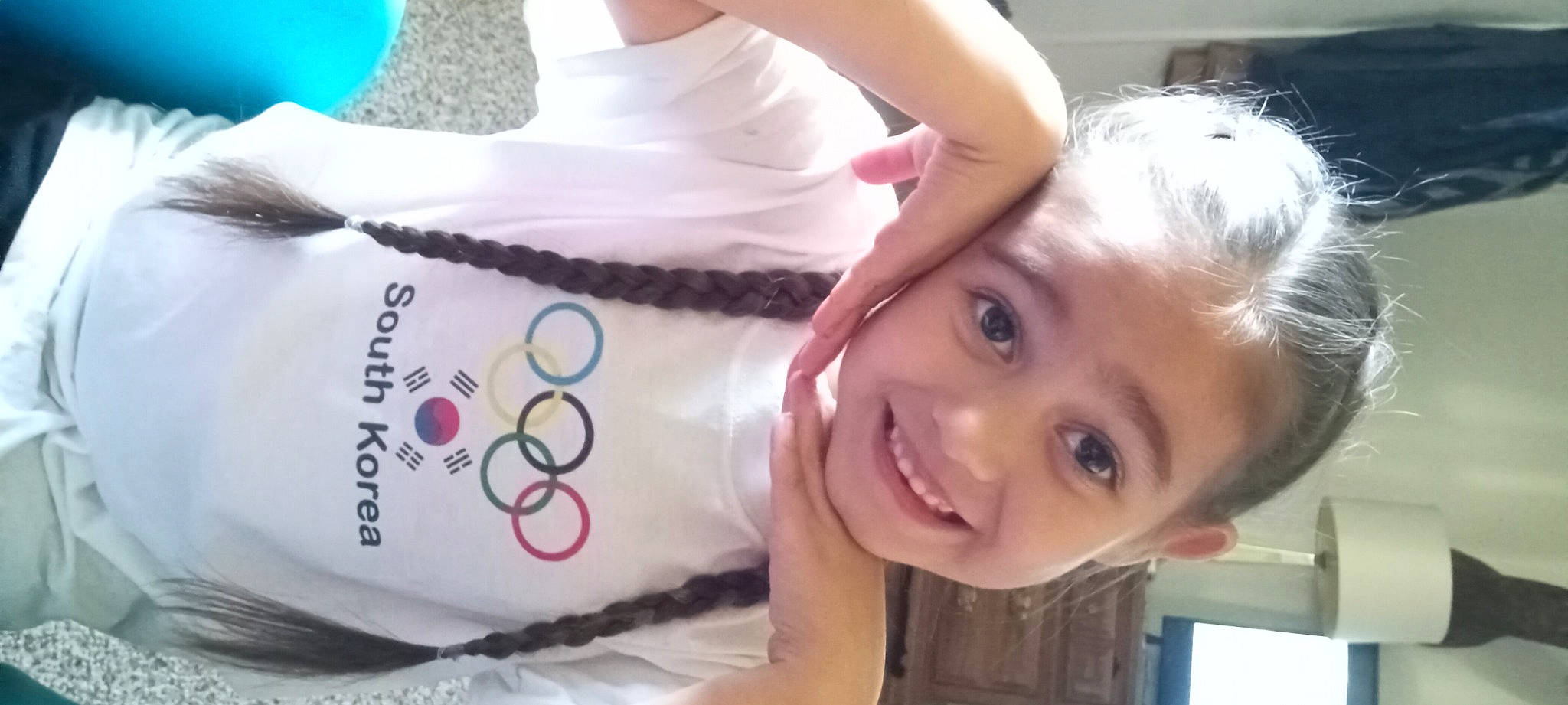 Briella joined the competition — help win amazing prizes! baby, baby_toddler_clothing, carmine, cheek, child, drinkware, eyelash, font, fun, happy, joy, laugh, mammal, person, skin, smile, toddler, vertebrate