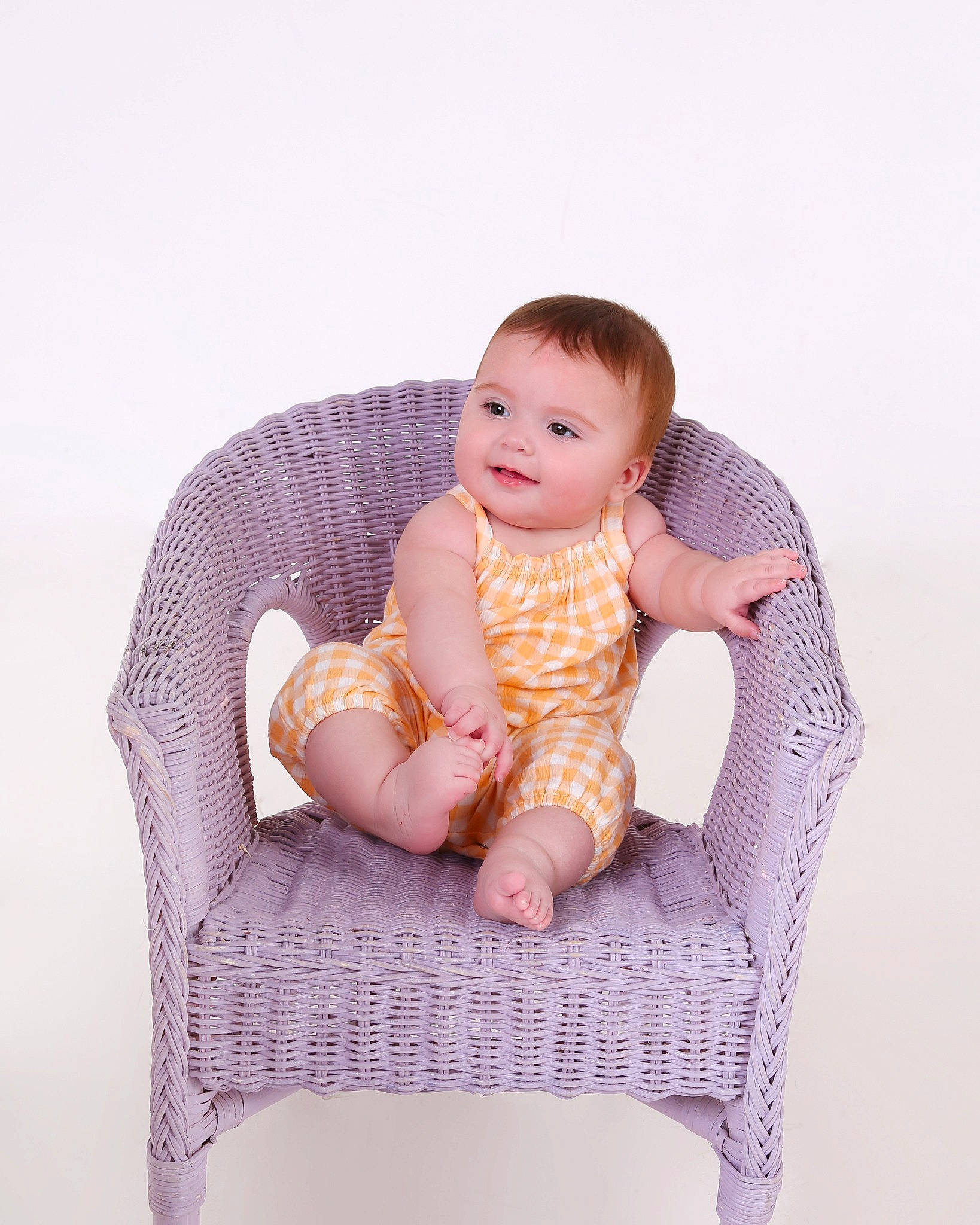 Winter-gray joined the competition — help win amazing prizes! baby, baby_toddler_clothing, chair, child, collar, comfort, face, fashion_accessory, foot, happy, human_leg, joy, magenta, pattern, person, sitting, skin, sleeve, smile, sock