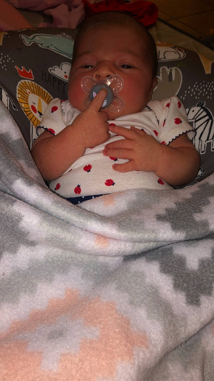 Charlotte joined the competition — help win amazing prizes! baby, bedtime, cheek, child, mouth, nose, person, skin, toddler