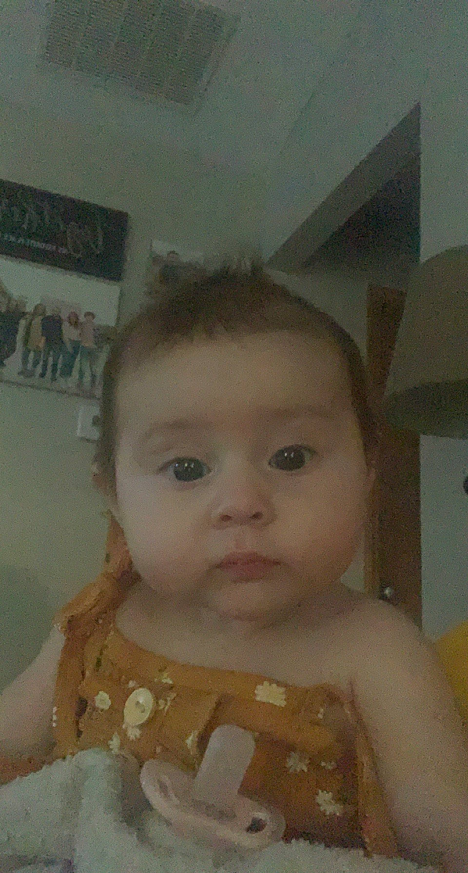 Adelina is registered to the contest to win money with this photo: baby, baby_products, baby_toddler_clothing, bathing, bib, cheek, chest, child, ear, eyebrow, eyelash, forehead, fun, iris, lip, nose, person, room, skin, sleeve