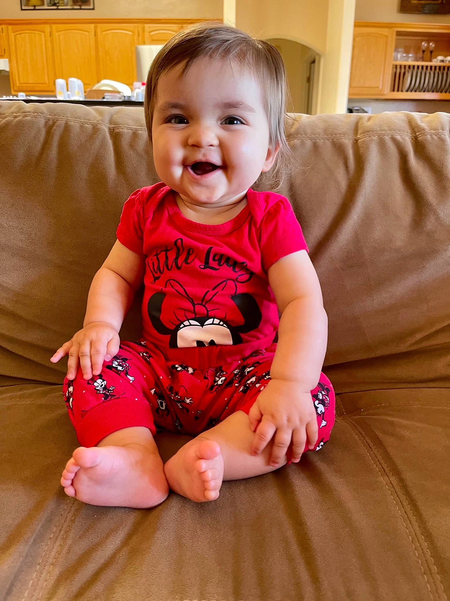 Esperanza joined the competition — help win amazing prizes! arm, baby, baby_toddler_clothing, cheek, comfort, eye, face, facial_expression, finger, happy, head, joy, leg, person, pink, product, skin, sleeve, smile, t_shirt