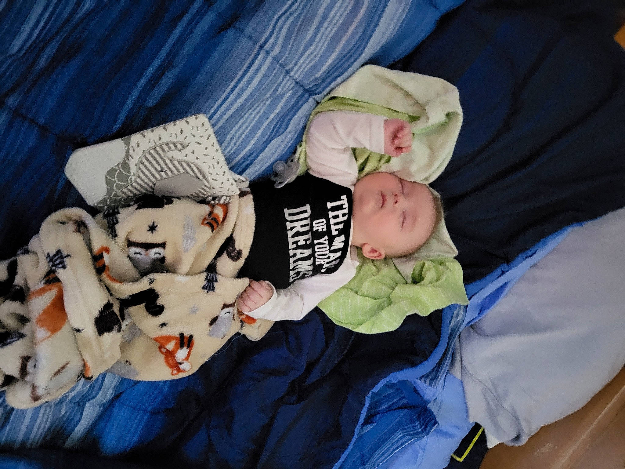 Greyson joined the competition — help win amazing prizes! baby, baby_products, baby_toddler_clothing, child, comfort, lap, linens, nap, pattern, person, room, sitting, sleep, sleeve, stuffed_toy, toddler, toy, tree