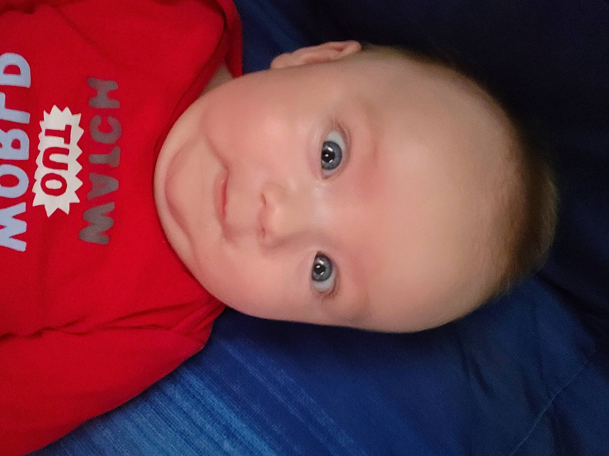 Greyson joined the competition — help win amazing prizes! baby, baby_toddler_clothing, carmine, cheek, child, clothing, ear, electric_blue, eyelash, flash_photography, fun, happy, human_body, iris, lip, nose, person, skin, sleeve, smile