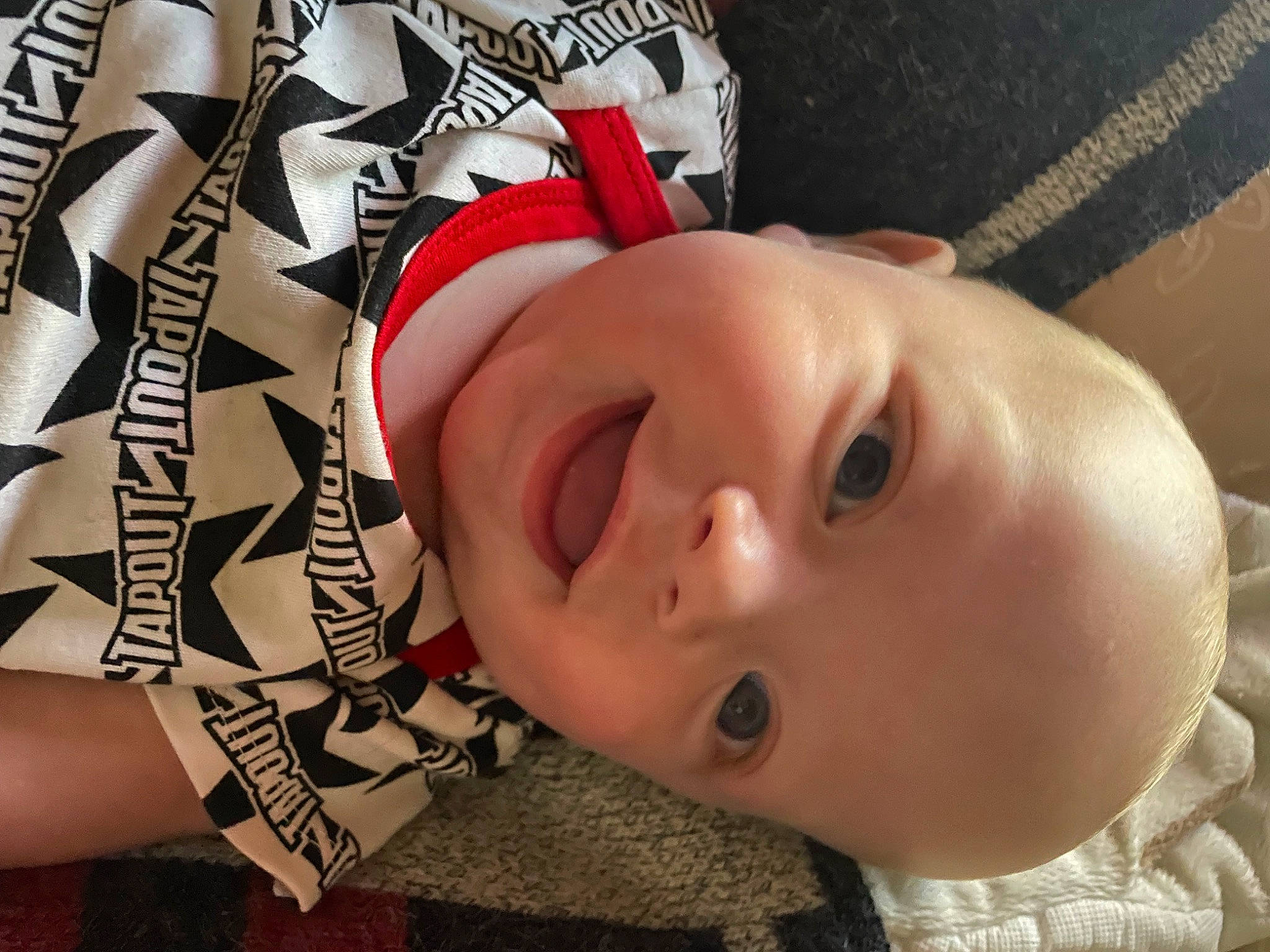 Micheal Lee joined the competition — help win amazing prizes! baby, baby_toddler_clothing, cheek, chin, cool, eye, eyebrow, eyelash, face, happy, hat, head, headgear, lip, mammal, mouth, nose, person, skin, smile
