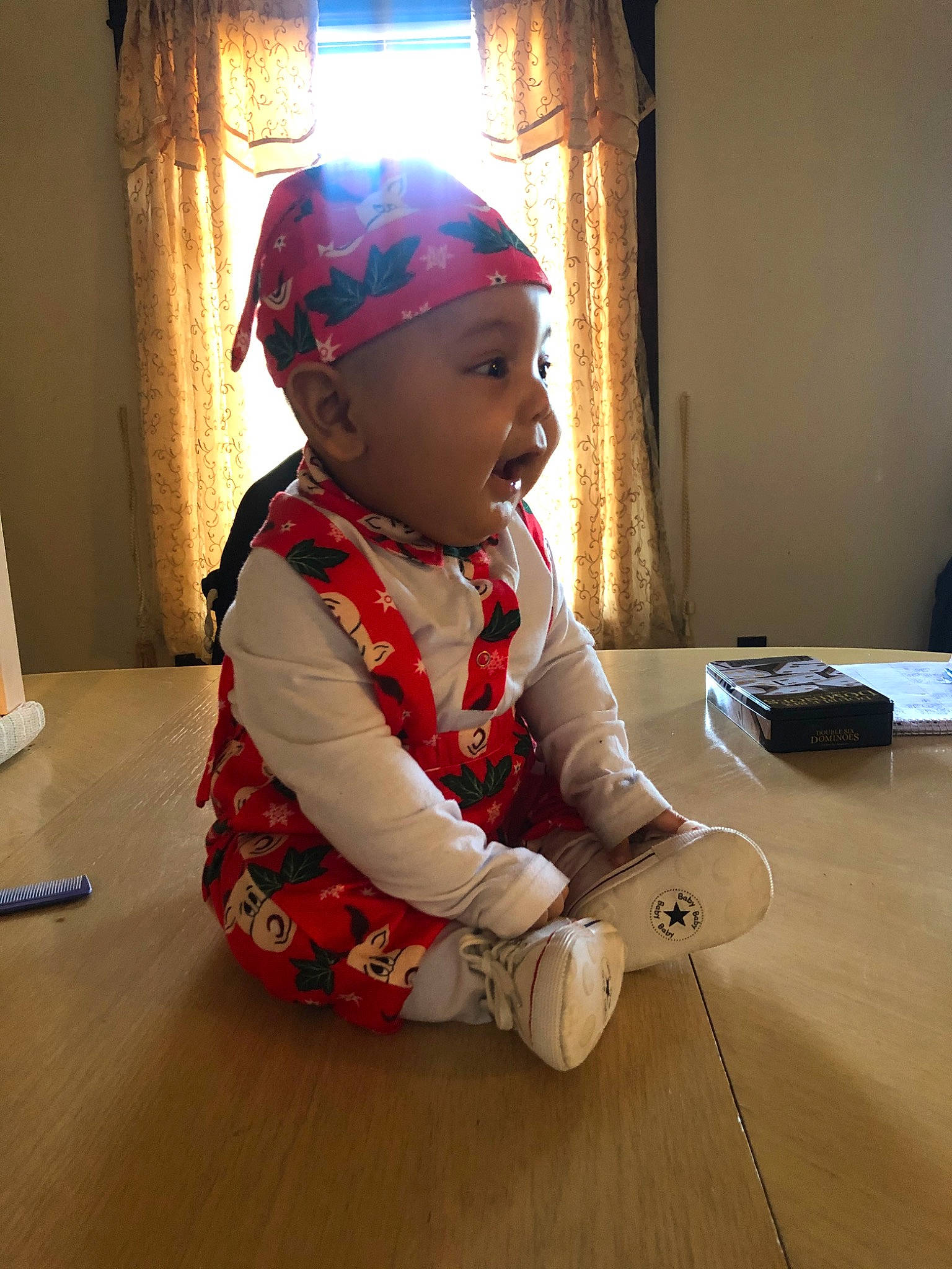 Tru is registered to the contest to win money with this photo: baby, child, person, toddler