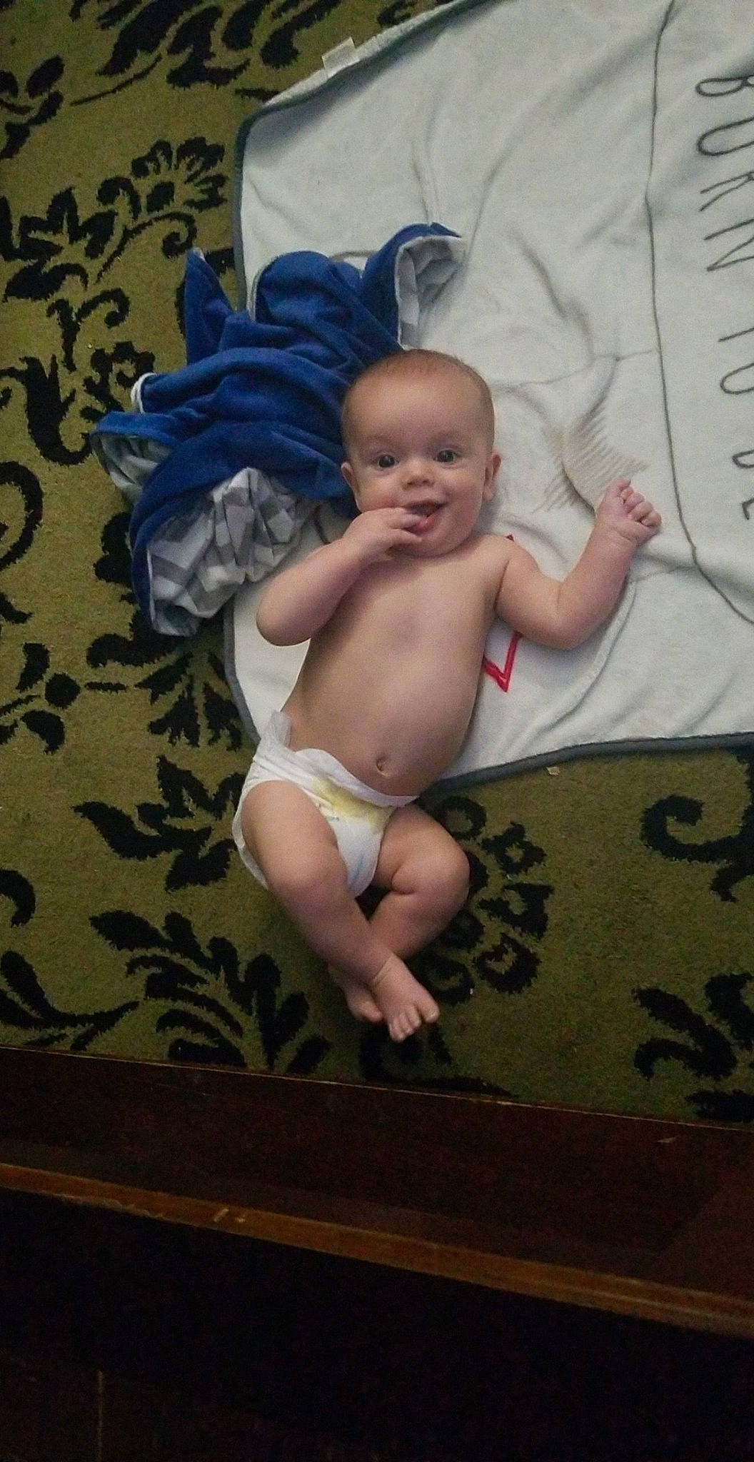 Francis joined the competition — help win amazing prizes! arm, baby, cheek, child, diaper, joy, leg, muscle, person, smile, toddler