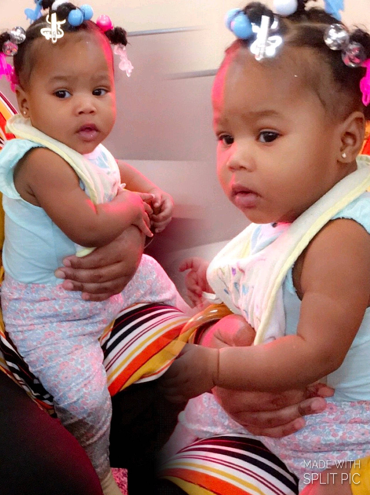 Alaya Agent is registered to the contest to win money with this photo: baby, child, daughter, ear, fashion_accessory, hair_accessory, happy, headband, headgear, person, pink, play, sibling, skin, smile, toddler