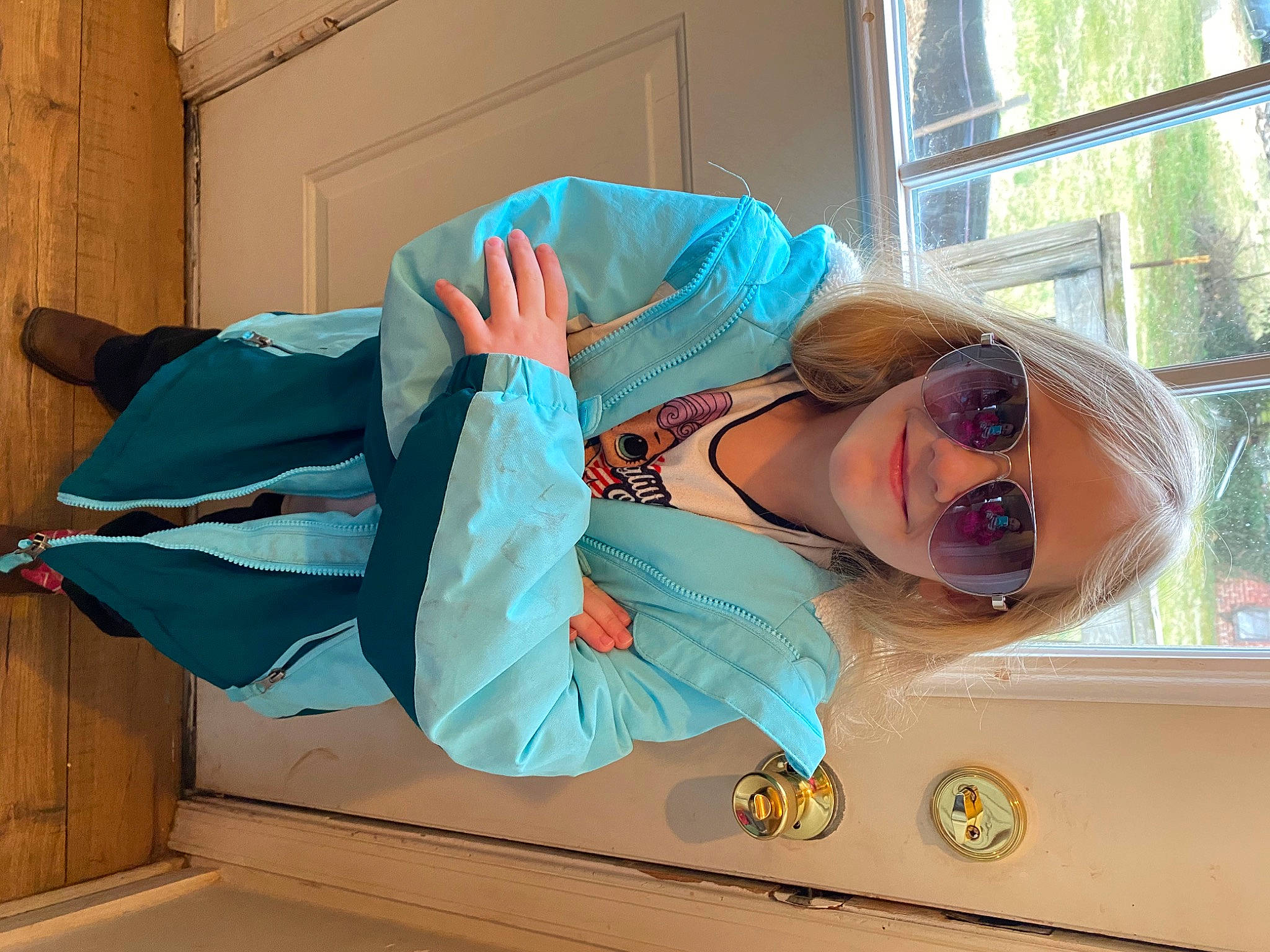 Cayton joined the competition — help win amazing prizes! person, turquoise