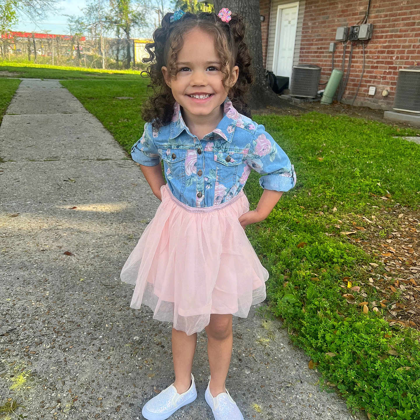 Penelope joined the competition — help win amazing prizes! backyard, city, clothing, dress, face, grass, head, nature, outdoors, path, person, photography, plant, portrait, road, sidewalk, skirt, street, urban, yard