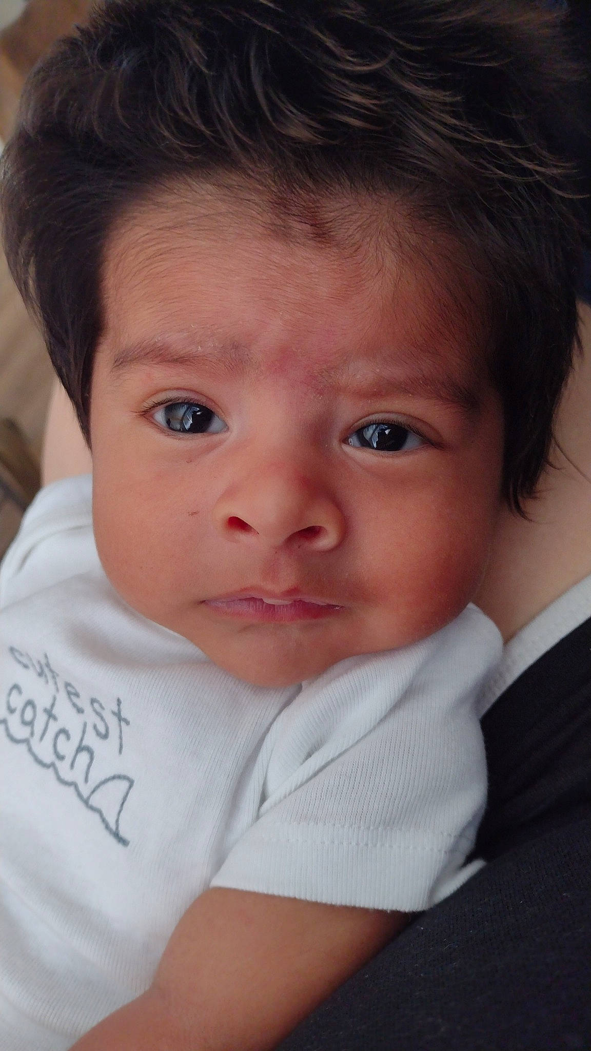 Ezequiel joined the competition — help win amazing prizes! baby_toddler_clothing, black_hair, cheek, child, chin, clothing, collar, eyebrow, eyelash, flash_photography, forehead, happy, iris, lip, neck, no_expression, nose, person, skin, sleeve