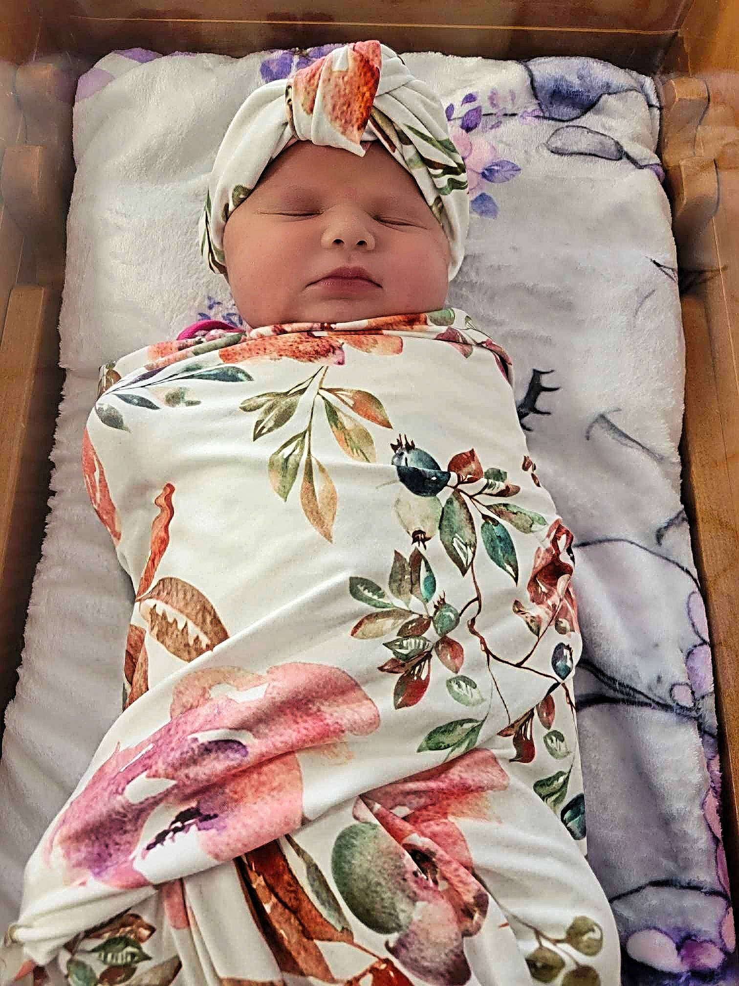 Kaiya joined the competition — help win amazing prizes! baby, baby_products, baby_safety, baby_sleeping, baby_toddler_clothing, bedding, child, collar, comfort, face, fish, fish_products, headwear, linens, pattern, peach, person, ray_finned_fish, room, seafood