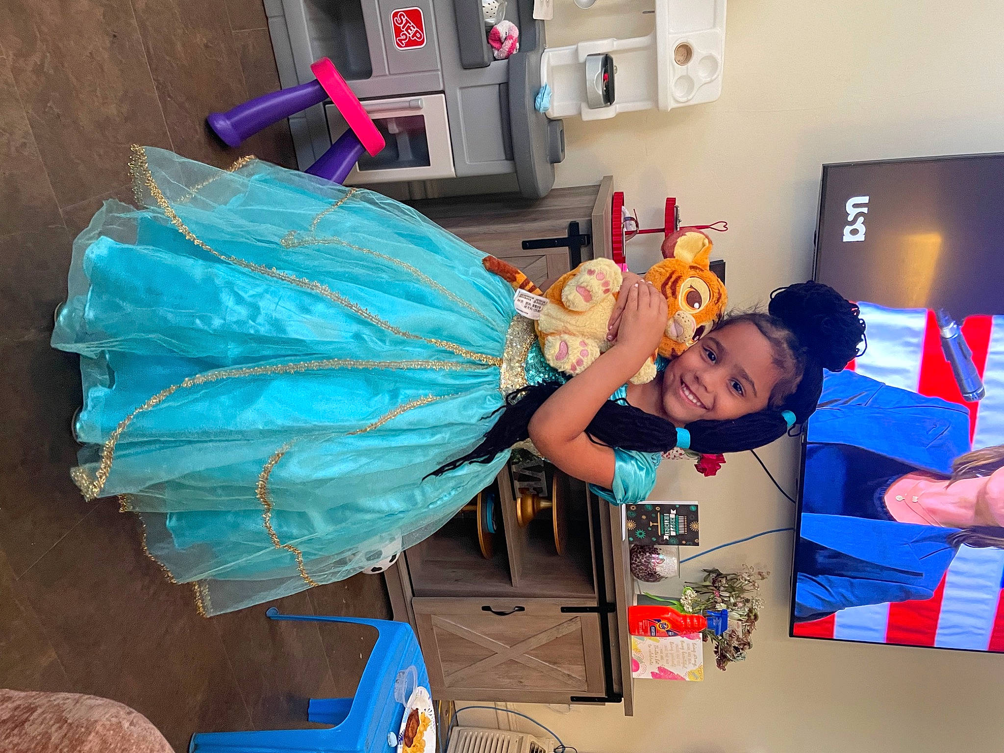 Jalee joined the competition — help win amazing prizes! blue, child, costume, electric_blue, event, fashion_accessory, fashion_design, fun, happy, joy, magenta, party, person, photography, picture_frame, plastic, room, smile, snapshot, textile