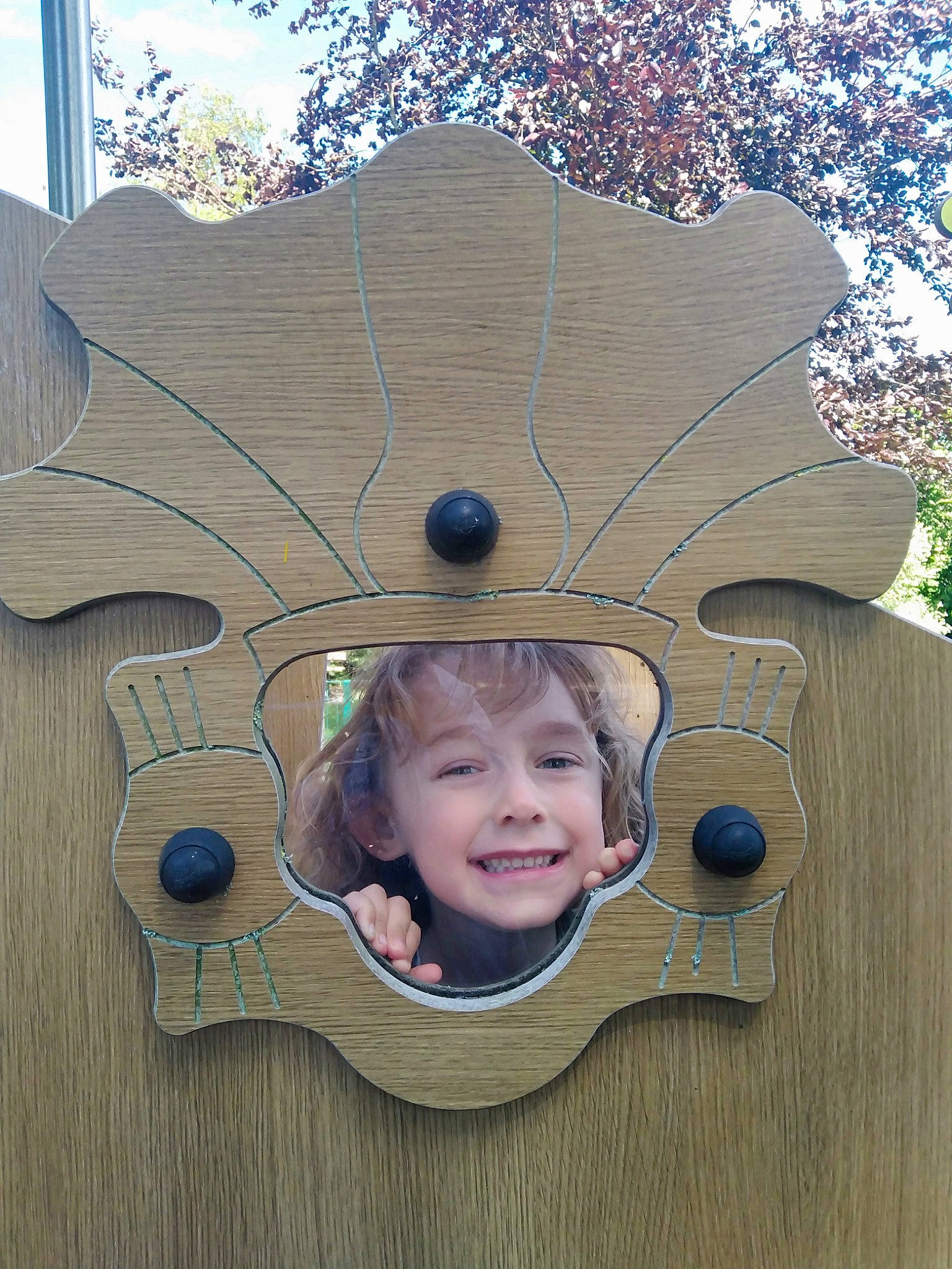 Léanah participe au concours pour gagner de l'argent avec cette photo : child, fawn, joy, leaf, person, plant, toddler, tree, wood