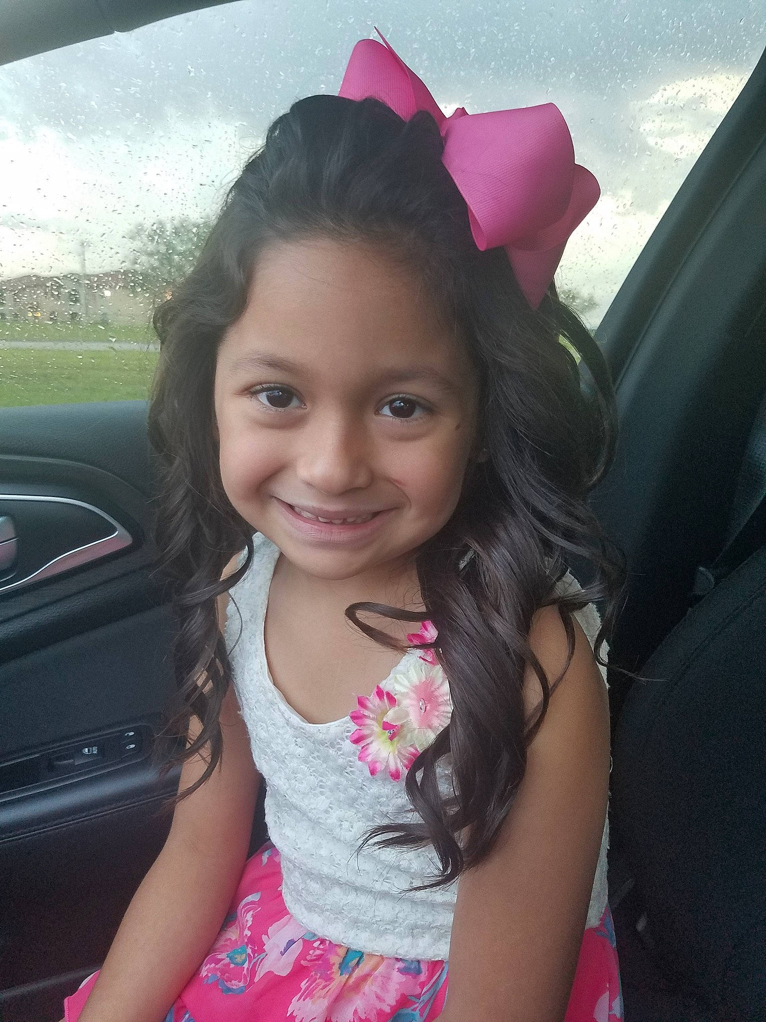 Amiliya joined the competition — help win amazing prizes! beauty, black_hair, brown_hair, child, day, fun, girl, hair, hairstyle, joy, long_hair, person, pink, product, skin, smile, toddler