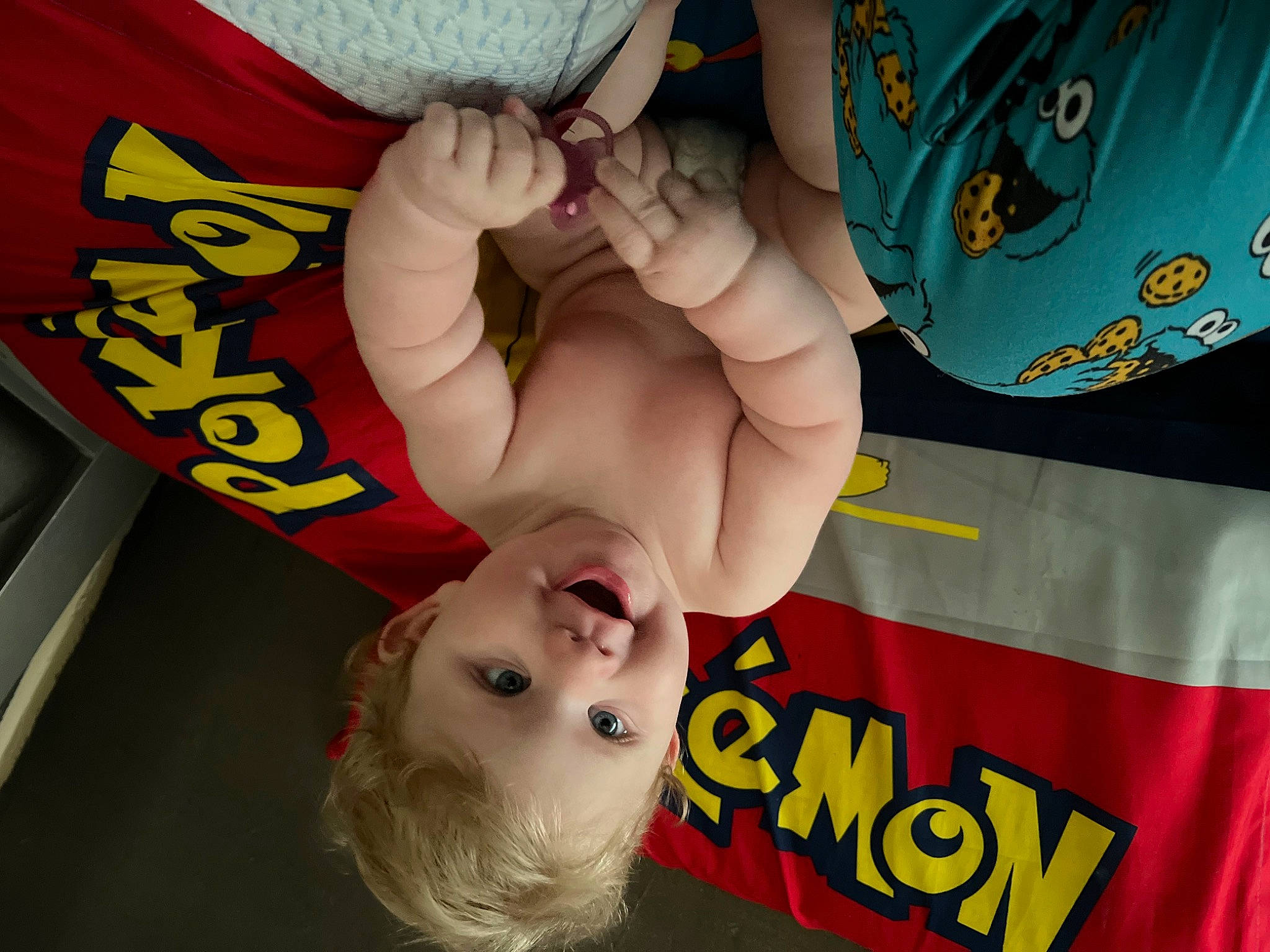 Crystal is registered to the contest to win money with this photo: baby, child, ear, event, flesh, font, foot, fun, fur, gesture, happy, human_body, mouth, nail, nose, peach, person, photo_caption, snapshot, thumb