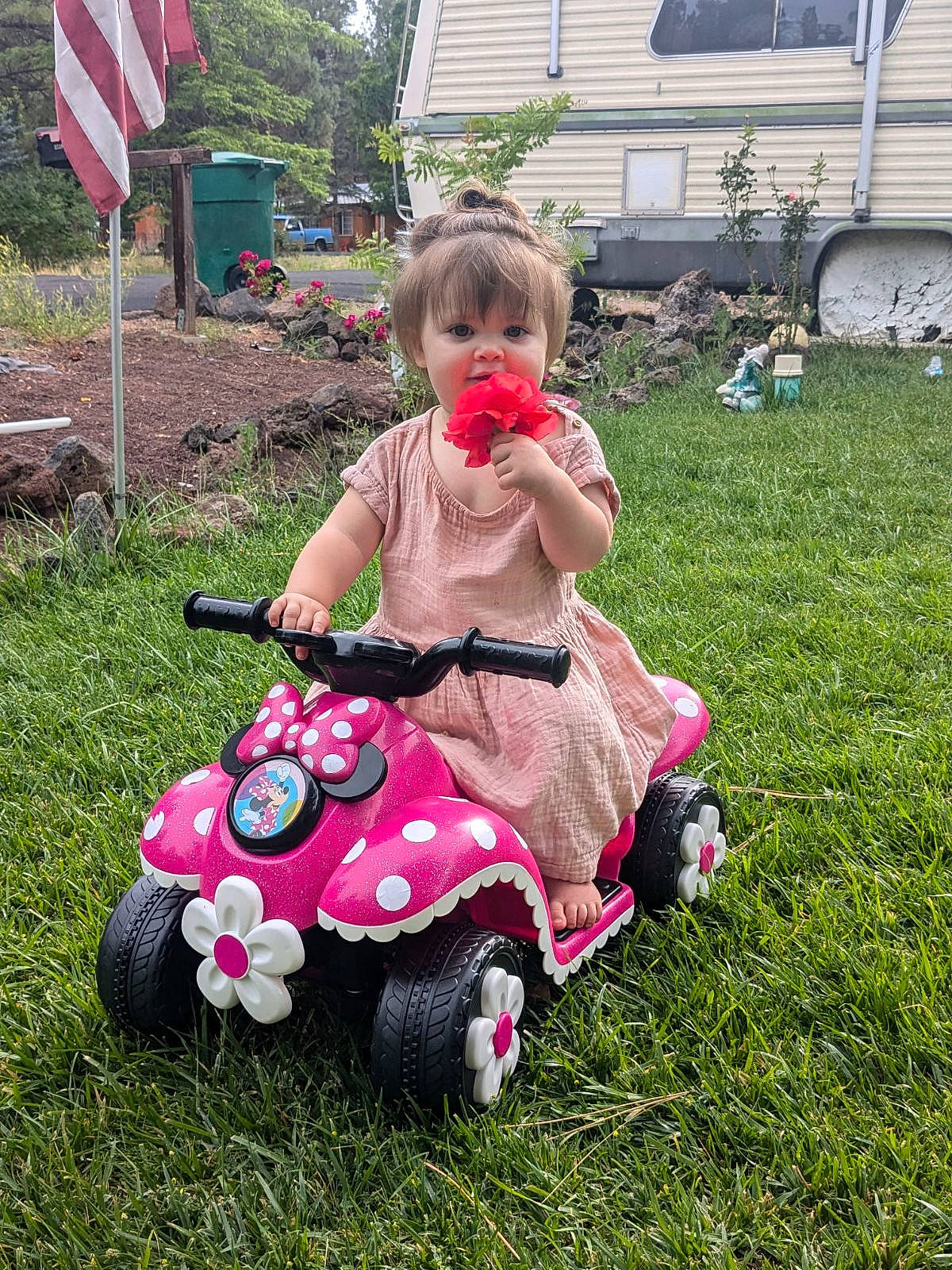 Serenity Jo is registered to the contest to win money with this photo: architecture, backyard, building, face, grass, head, jar, nature, outdoors, person, photography, plant, planter, portrait, pottedplant, pottery, shelter, summer, vase, yard