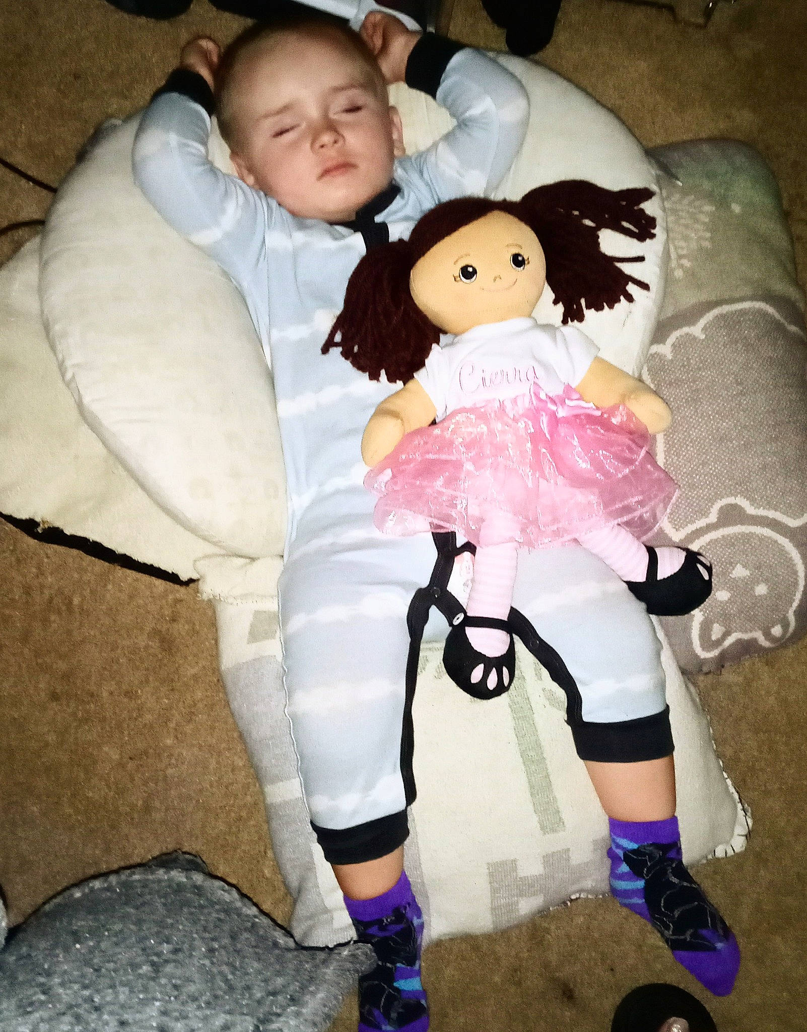 Kannon joined the competition — help win amazing prizes! bangs, beauty, child, doll, event, eye, fashion, hair, happy, human_leg, knee, magenta, people, person, pink, skin, sock, textile, thigh, toy