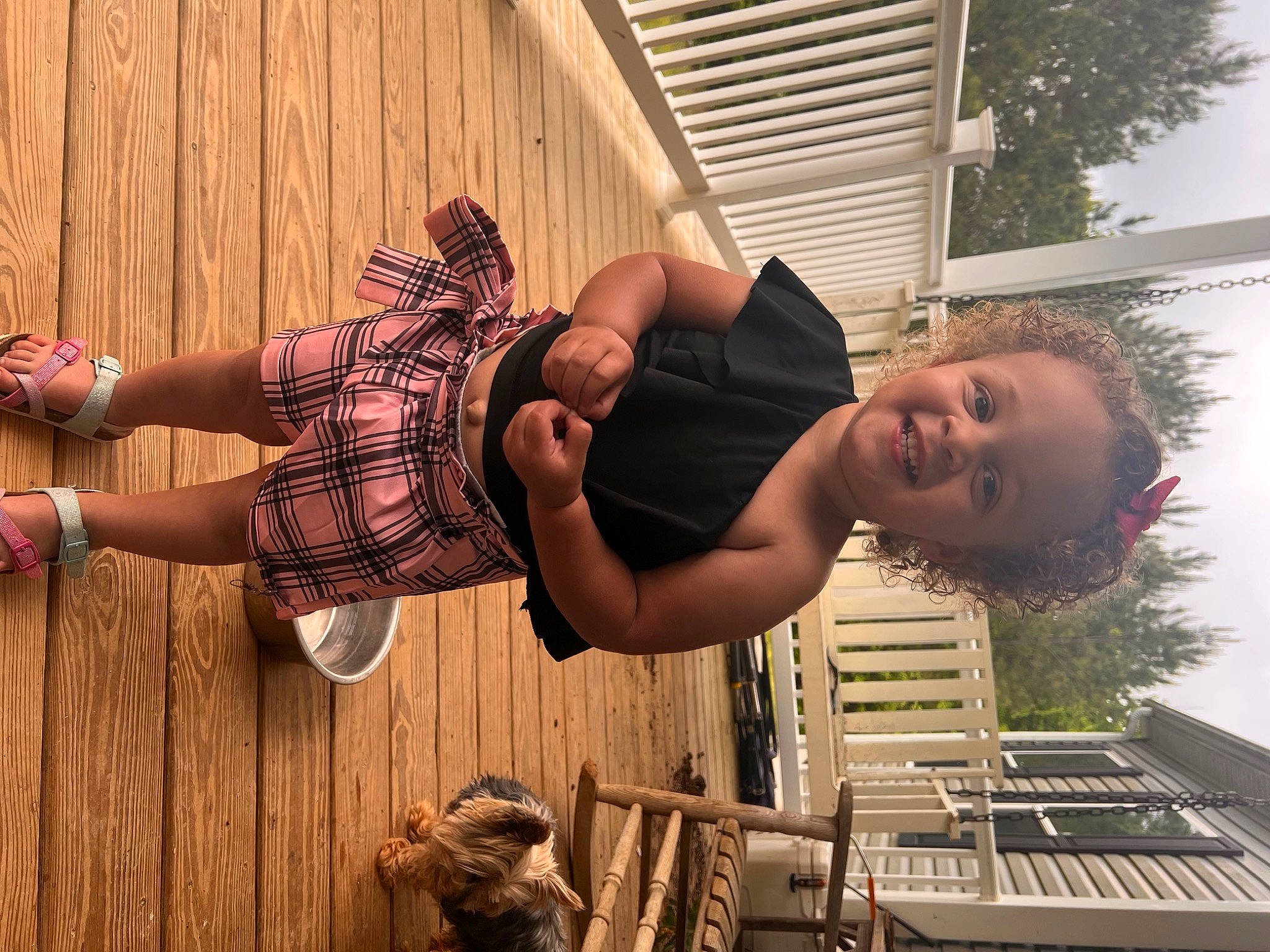 Alannah is registered to the contest to win money with this photo: abdomen, child, cool, flash_photography, foot, fun, happy, hat, human_leg, joint, joy, knee, leisure, muscle, person, plant, smile, thigh, tree, trunk