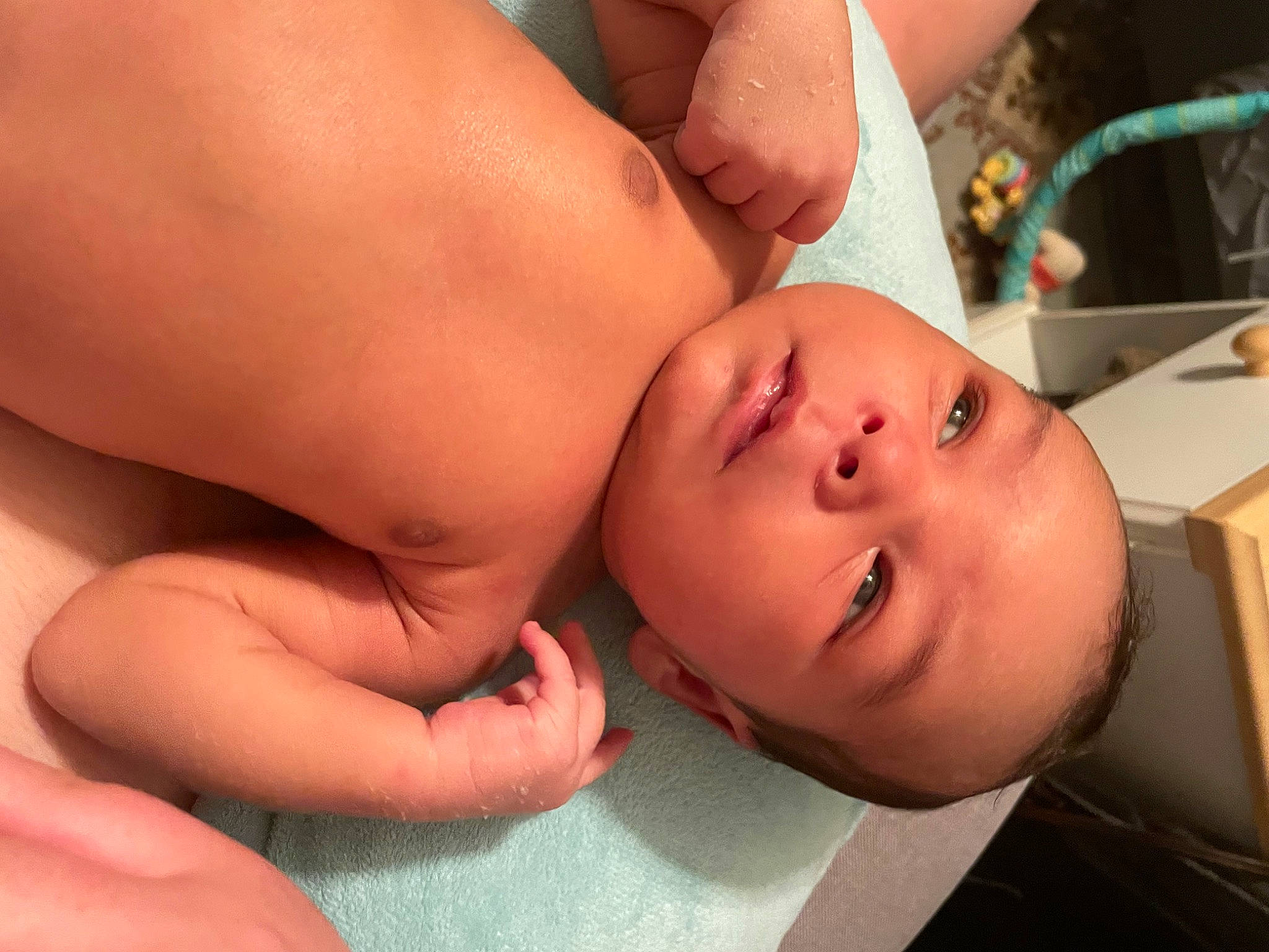 Rich joined the competition — help win amazing prizes! abdomen, arm, black_hair, cheek, chest, eye, eyelash, finger, gesture, human_body, mouth, muscle, nail, nose, person, skin, stomach, thigh, thumb, toddler