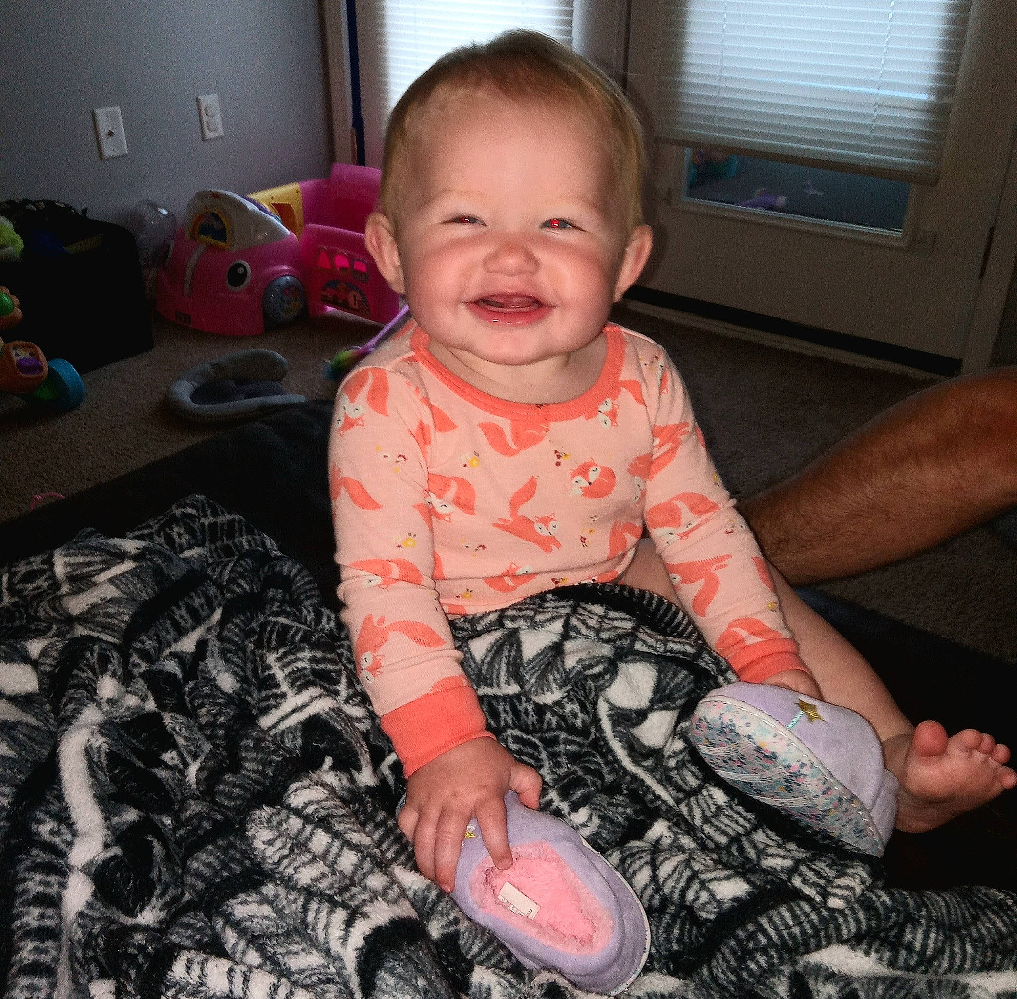 Parker joined the competition — help win amazing prizes! baby, baby_toddler_clothing, child, cool, eye, finger, happy, head, iris, joy, lap, mammal, mouth, organ, people, person, skin, sleeve, smile, t_shirt