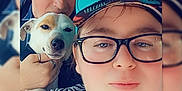 Litchy participe au concours pour gagner de l'argent avec cette photo : baseball_cap, cap, carnivore, companion_dog, dog, event, eyewear, fashion_accessory, friendship, fun, glasses, happy, headgear, leisure, recreation, selfie, summer, travel, vacation, vision_care