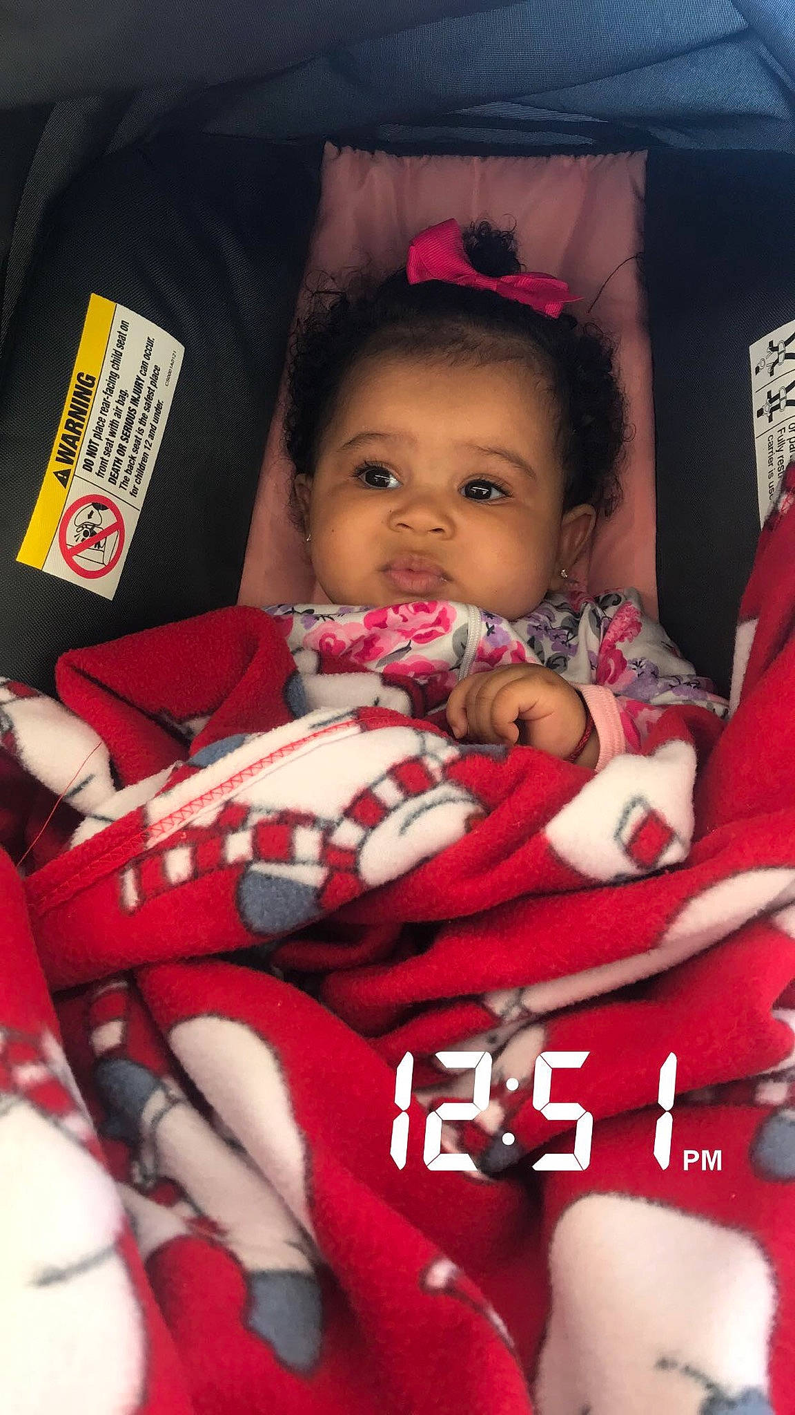 Mariah is registered to the contest to win money with this photo: baby, baby_carriage, baby_products, baby_sleeping, baby_toddler_clothing, car_seat, carmine, cheek, child, comfort, fun, happy, linens, pattern, person, product, sitting, skin, sleeve, textile