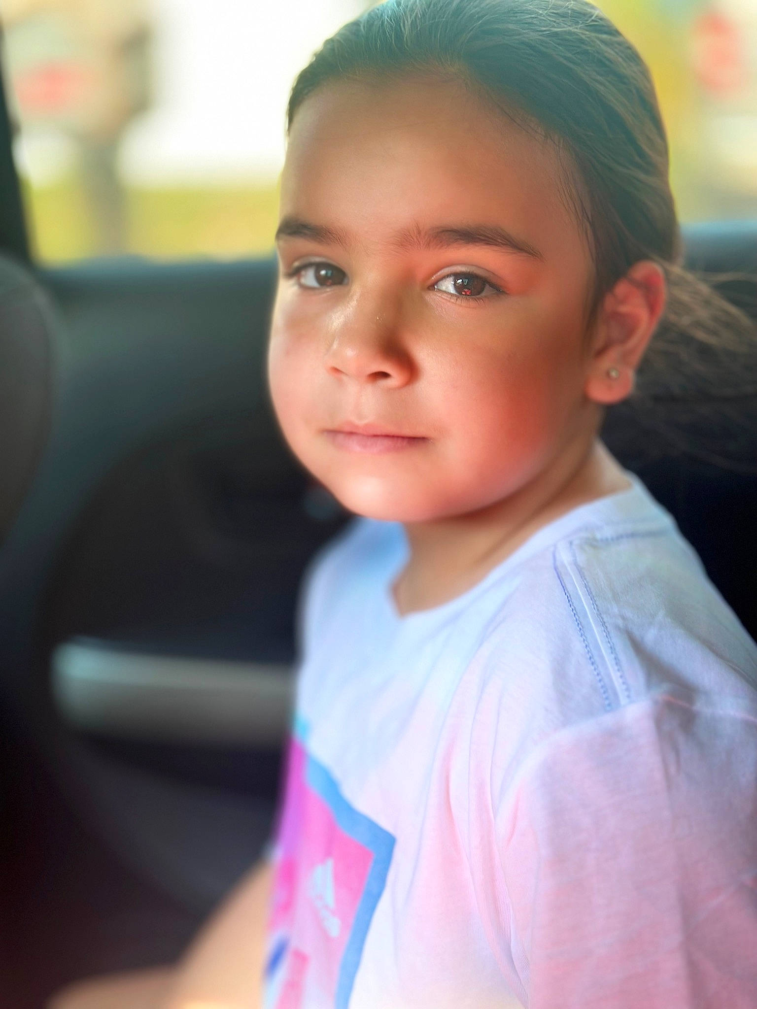 Anastasia Goniashvili is registered to the contest to win money with this photo: black_hair, cheek, cool, eye, eyebrow, eyelash, flash_photography, forehead, fun, happy, iris, lip, long_hair, neck, nose, person, shoulder, skin, smile, t_shirt