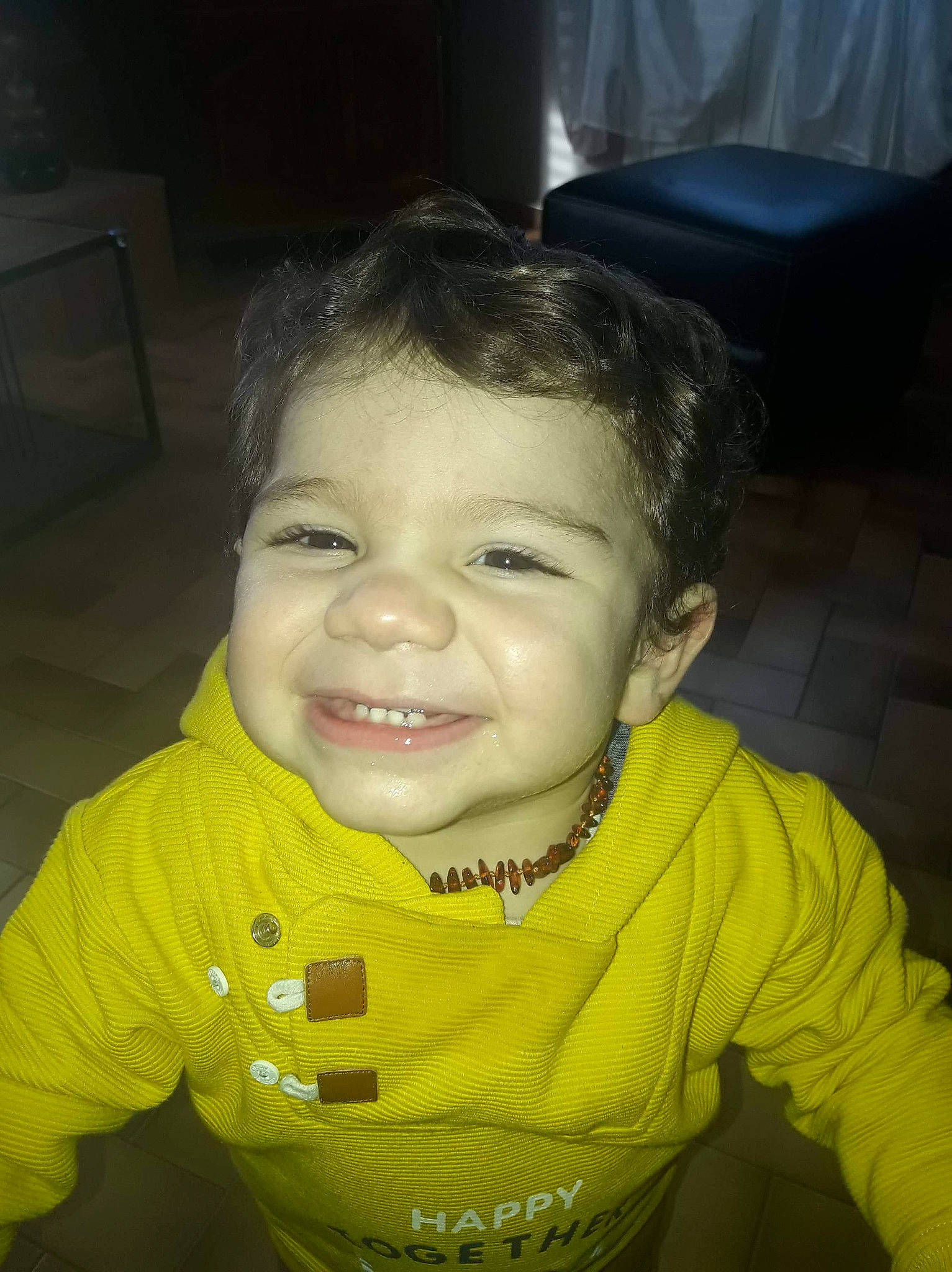 Alexi a rejoint le concours — aidez-le/la à gagner de superbes lots ! baby, baby_toddler_clothing, cheek, child, chin, cool, eyebrow, facial_expression, happy, iris, joy, laugh, long_sleeved_t_shirt, mouth, nose, organ, person, skin, sleeve, toddler