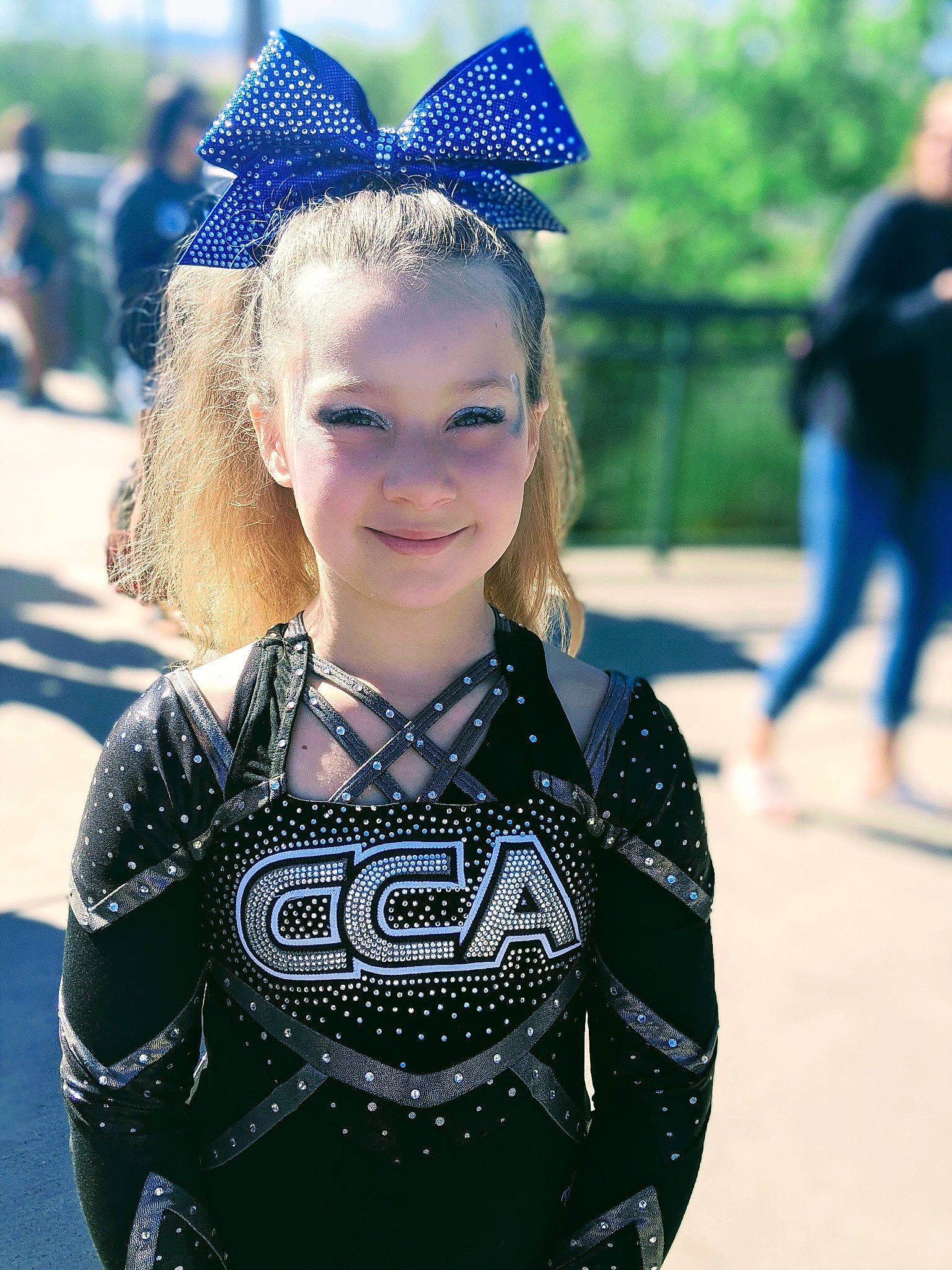 Adalee joined the competition — help win amazing prizes! black, blond, blue, child, costume_hat, electric_blue, event, fashion_accessory, fashion_design, fun, happy, headgear, headpiece, jewellery, joy, person, sleeve, smile, street_fashion, tradition