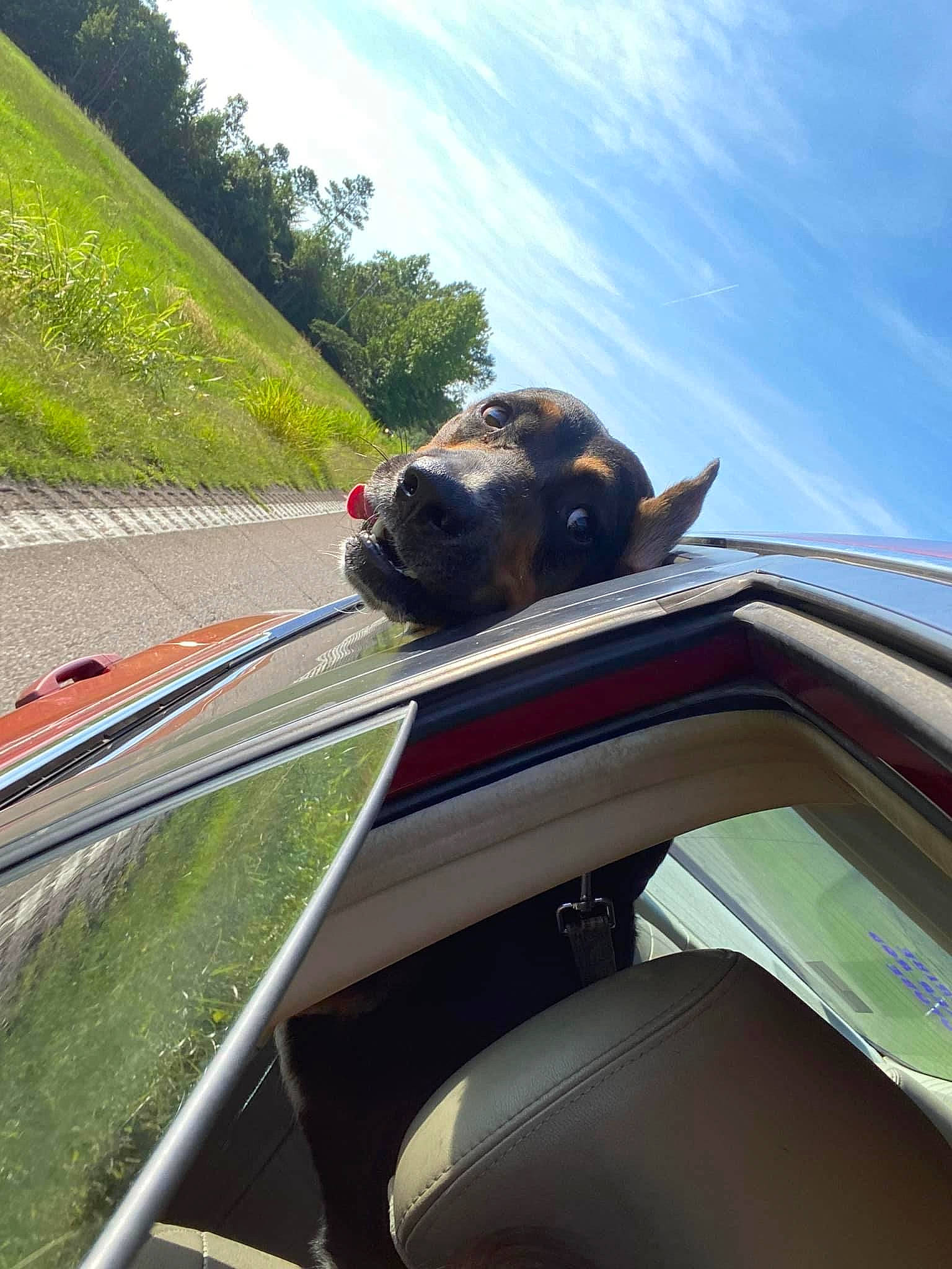 Kiedis is registered to the contest to win money with this photo: asphalt, auto_part, automotive_exterior, automotive_lighting, automotive_tire, automotive_wheel_system, cloud, fun, grass, leisure, motor_vehicle, nonbuilding_structure, plant, recreation, sky, travel, tree, vehicle, wheel, windshield