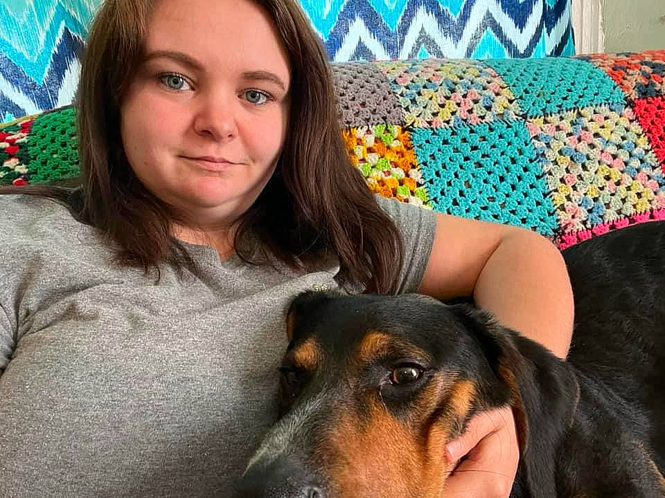 Kiedis joined the competition — help win amazing prizes! carnivore, comfort, companion_dog, couch, dog, dog_breed, ear, eye, fun, fur, hair, happy, head, iris, nose, organ, pattern, smile, snout, working_animal