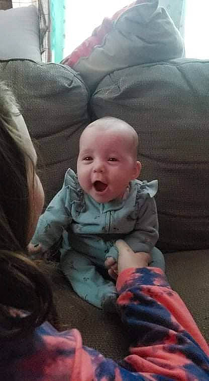 Alexandria joined the competition — help win amazing prizes! baby, baby_toddler_clothing, cheek, child, comfort, finger, flooring, foot, fun, grass, hand, happy, lap, mouth, person, sitting, skin, sleeve, smile, toddler