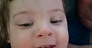 Alastor joined the competition — help win amazing prizes! baby, background, cheeks, child, close_up, cute, expression, face, hair, happy, head, human, indoors, infant, person, portrait, skin, smile, teeth, young
