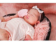 Monica is registered to the contest to win money with this photo: newborn, baby, sleeping, pink, mitten, headband, floral, blanket, soft, cozy, basket, infant, cute, pastel, portrait, peaceful, clothing, rest, toddler, closeup