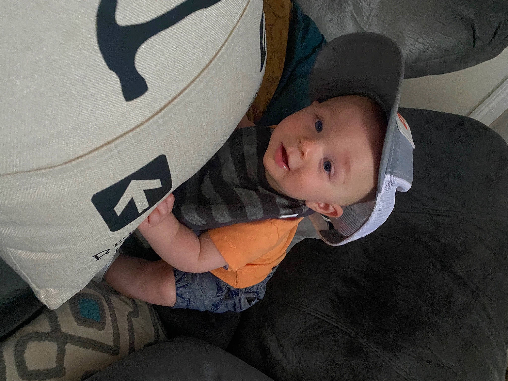 Luciano joined the competition — help win amazing prizes! baby, baby_products, baseball_cap, cap, car_seat, carmine, child, comfort, cool, elbow, fashion_accessory, font, fun, headgear, person, personal_protective_equipment, sitting, sleeve, t_shirt, toddler